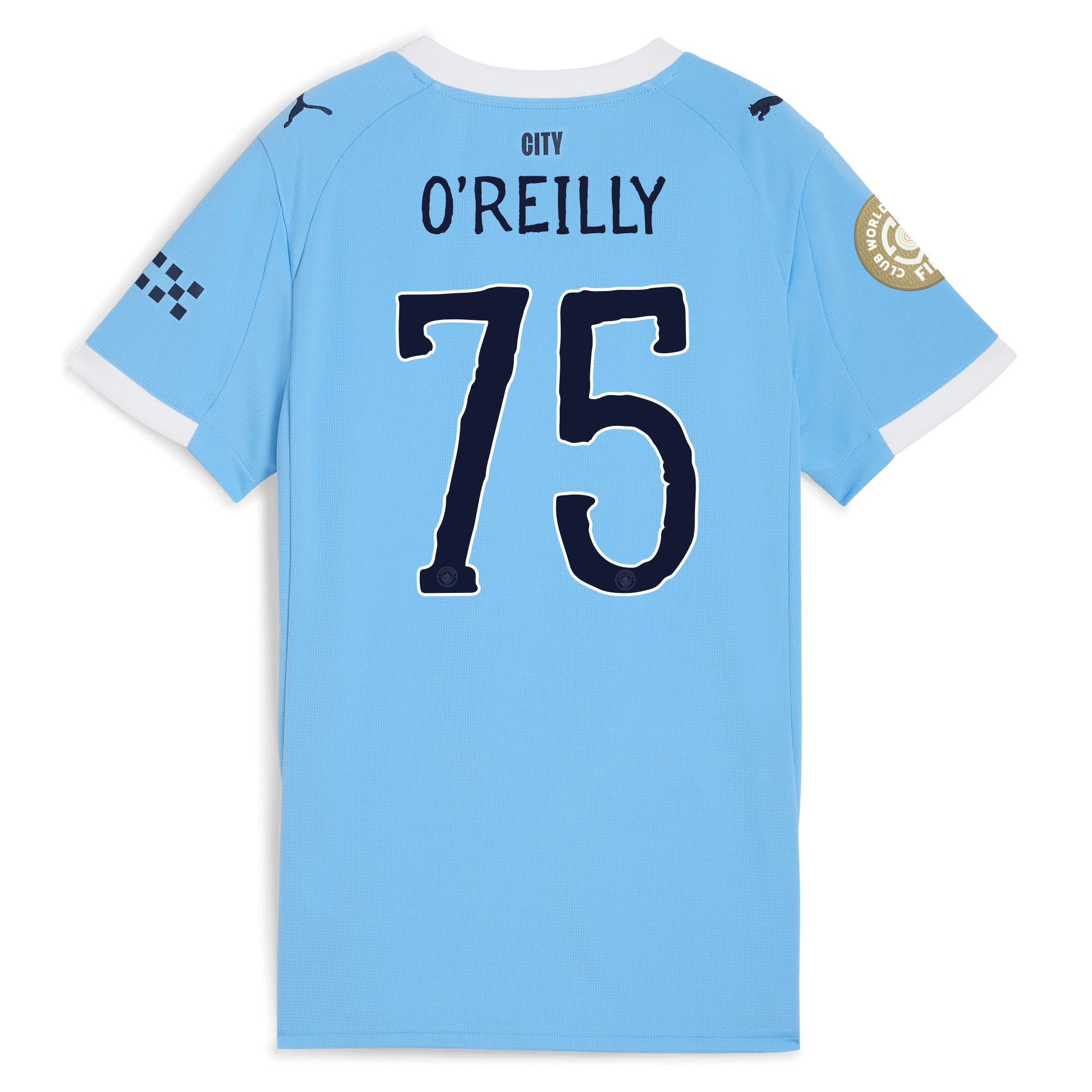 Manchester City womens manchester city kidsuper club world cup home jersey 202526 with oreilly 75 printing Collection - ManchesterCitystore.com