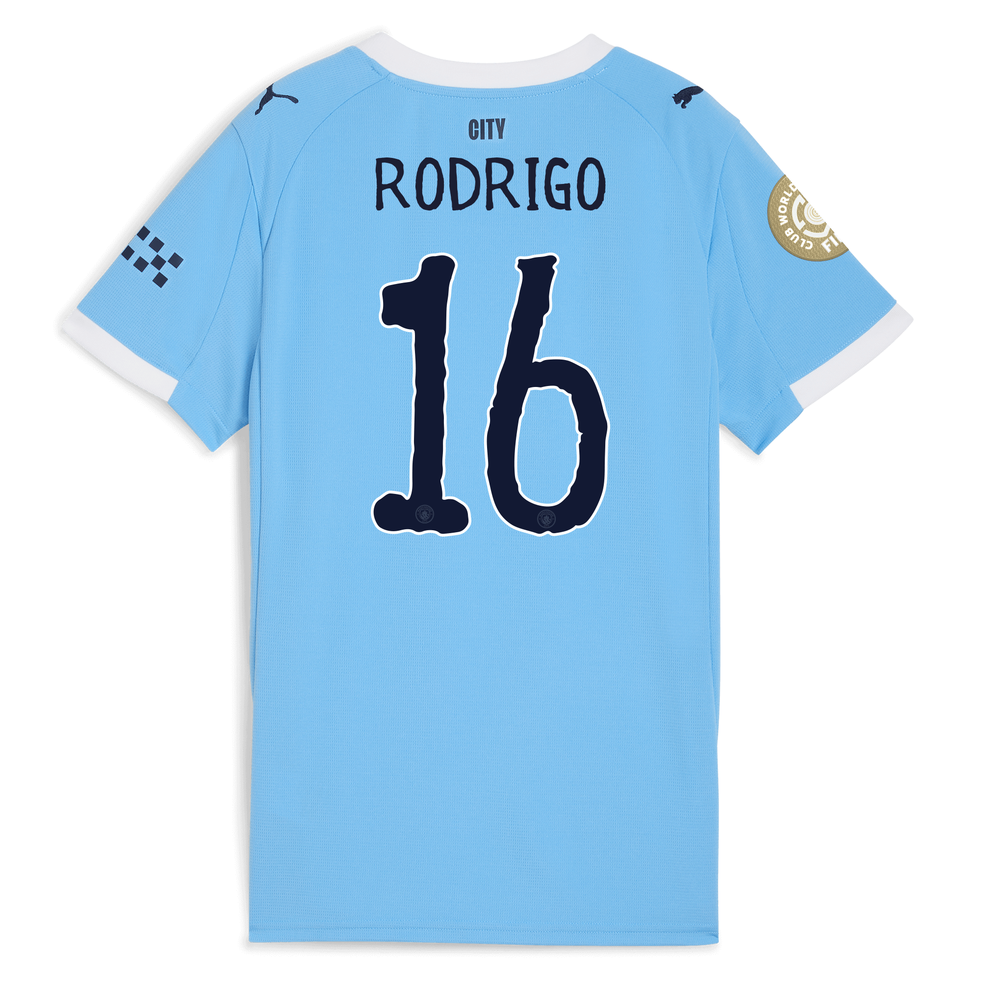 Manchester City womens manchester city kidsuper club world cup home jersey 202526 with rodrigo 16 printing Collection - ManchesterCitystore.com
