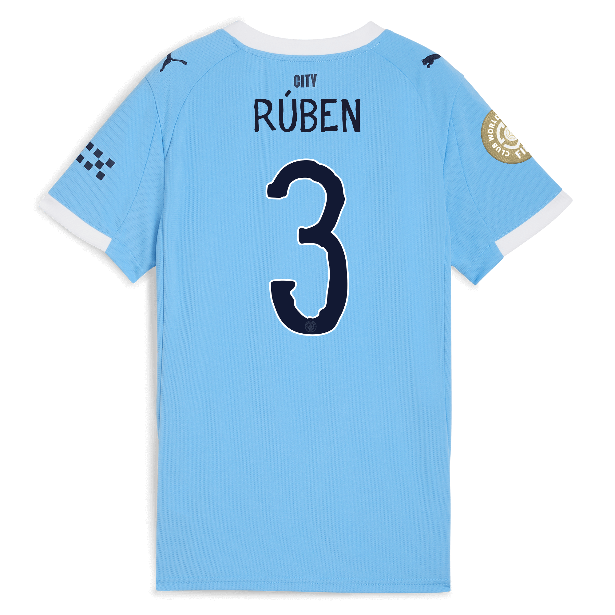 Manchester City womens manchester city kidsuper club world cup home jersey 202526 with ruben 3 printing Collection - ManchesterCitystore.com