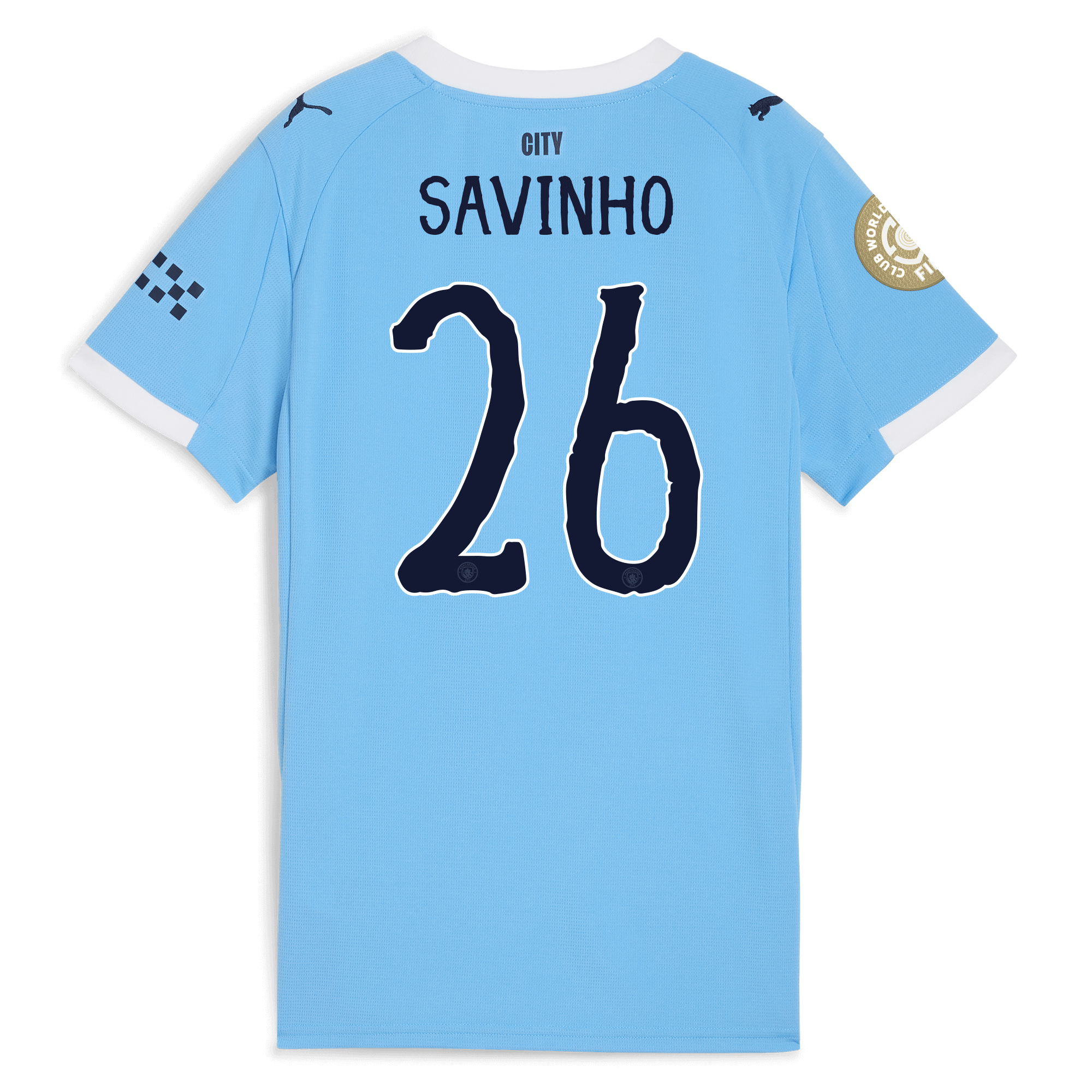 Manchester City womens manchester city kidsuper club world cup home jersey 202526 with savinho 26 printing Collection - ManchesterCitystore.com