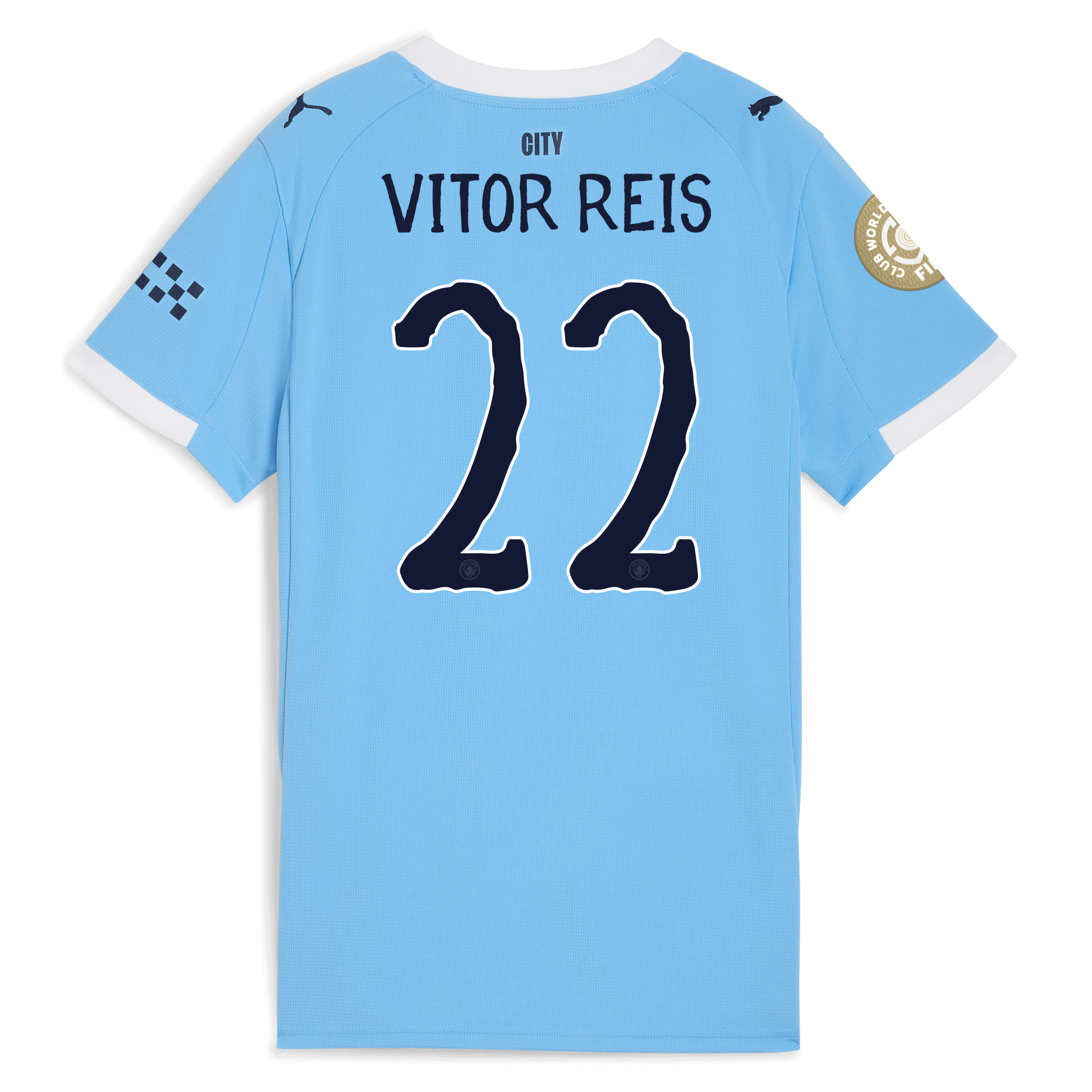 Manchester City womens manchester city kidsuper club world cup home jersey 202526 with vitor reis 22 printing Collection - ManchesterCitystore.com