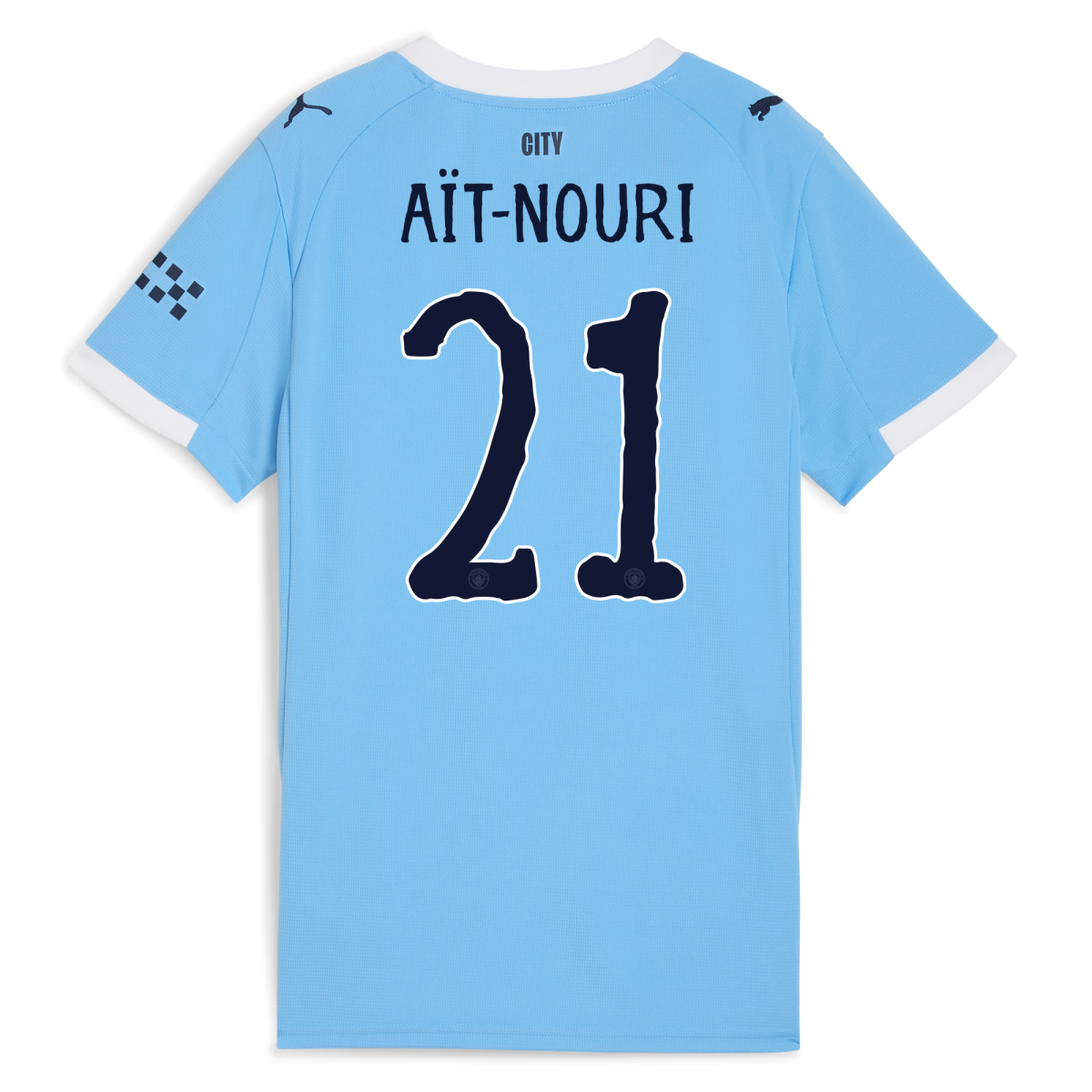 Manchester City womens manchester city kidsuper home jersey 202526 with ait-nouri 21 printing Collection - ManchesterCitystore.com