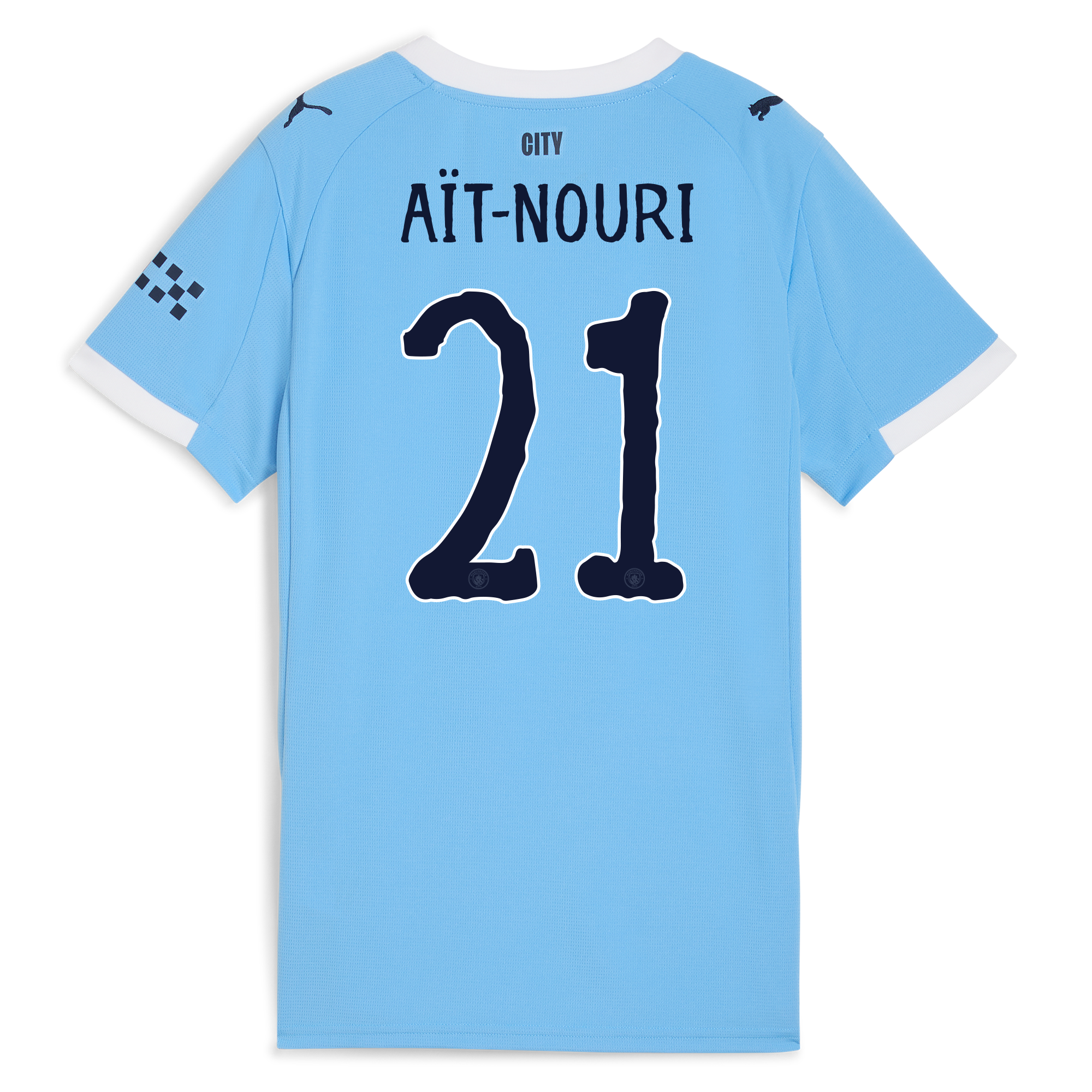 Manchester City womens manchester city kidsuper home jersey 202526 with ait-nouri 21 printing Collection - ManchesterCitystore.com