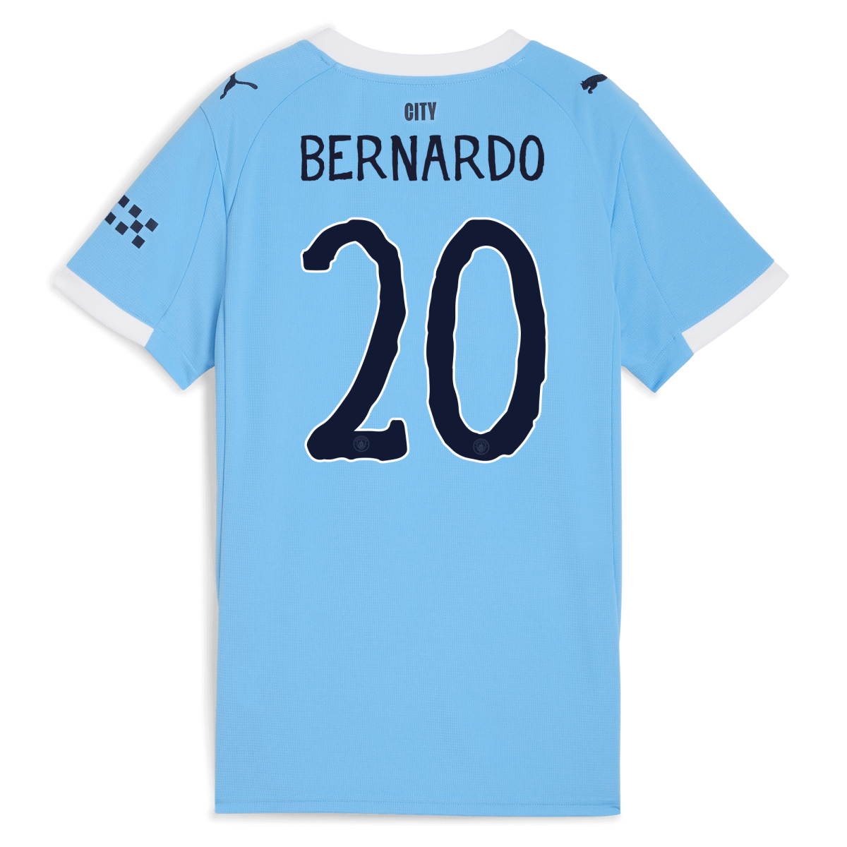 Manchester City womens manchester city kidsuper home jersey 202526 with bernardo 20 printing Collection - ManchesterCitystore.com