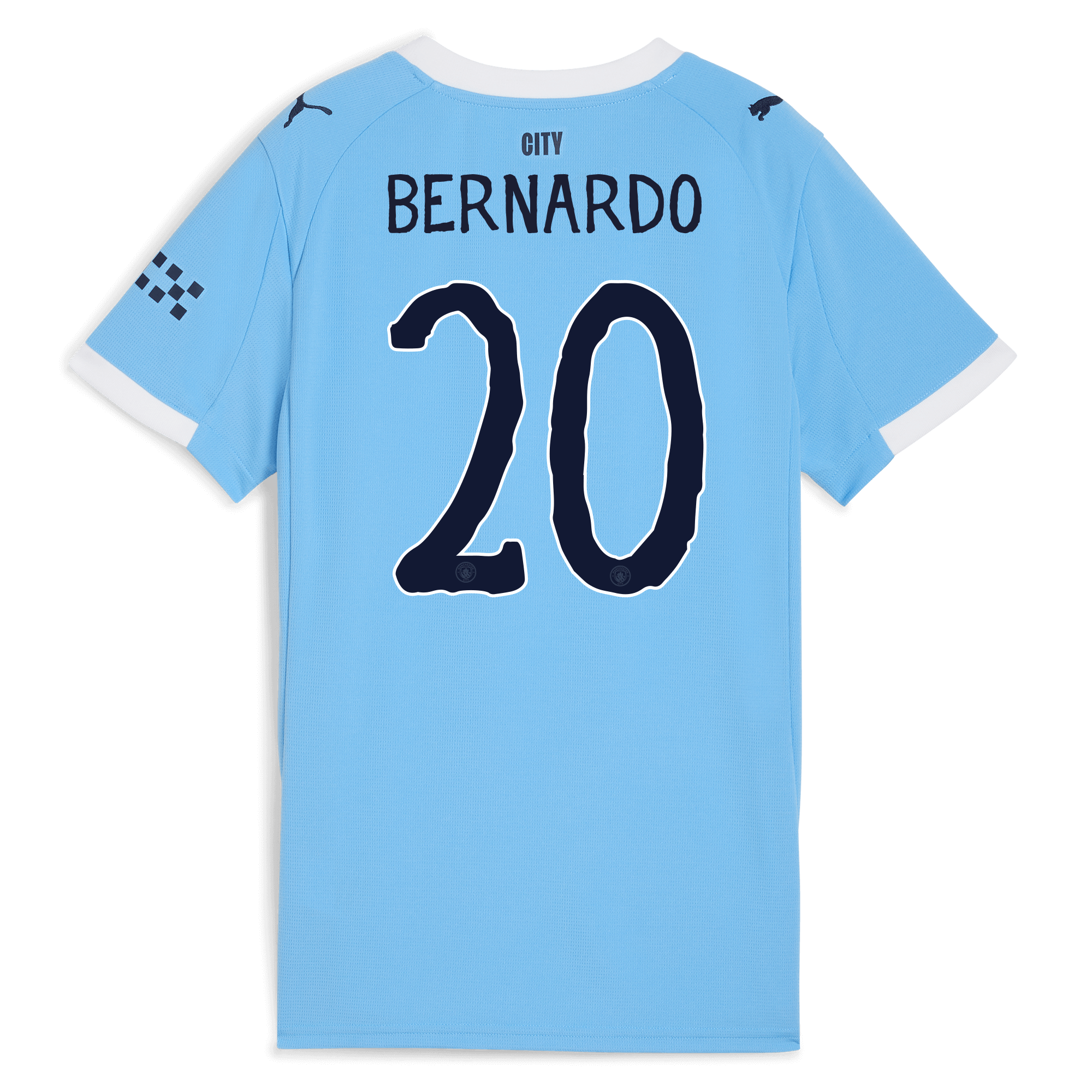 Manchester City womens manchester city kidsuper home jersey 202526 with bernardo 20 printing Collection - ManchesterCitystore.com