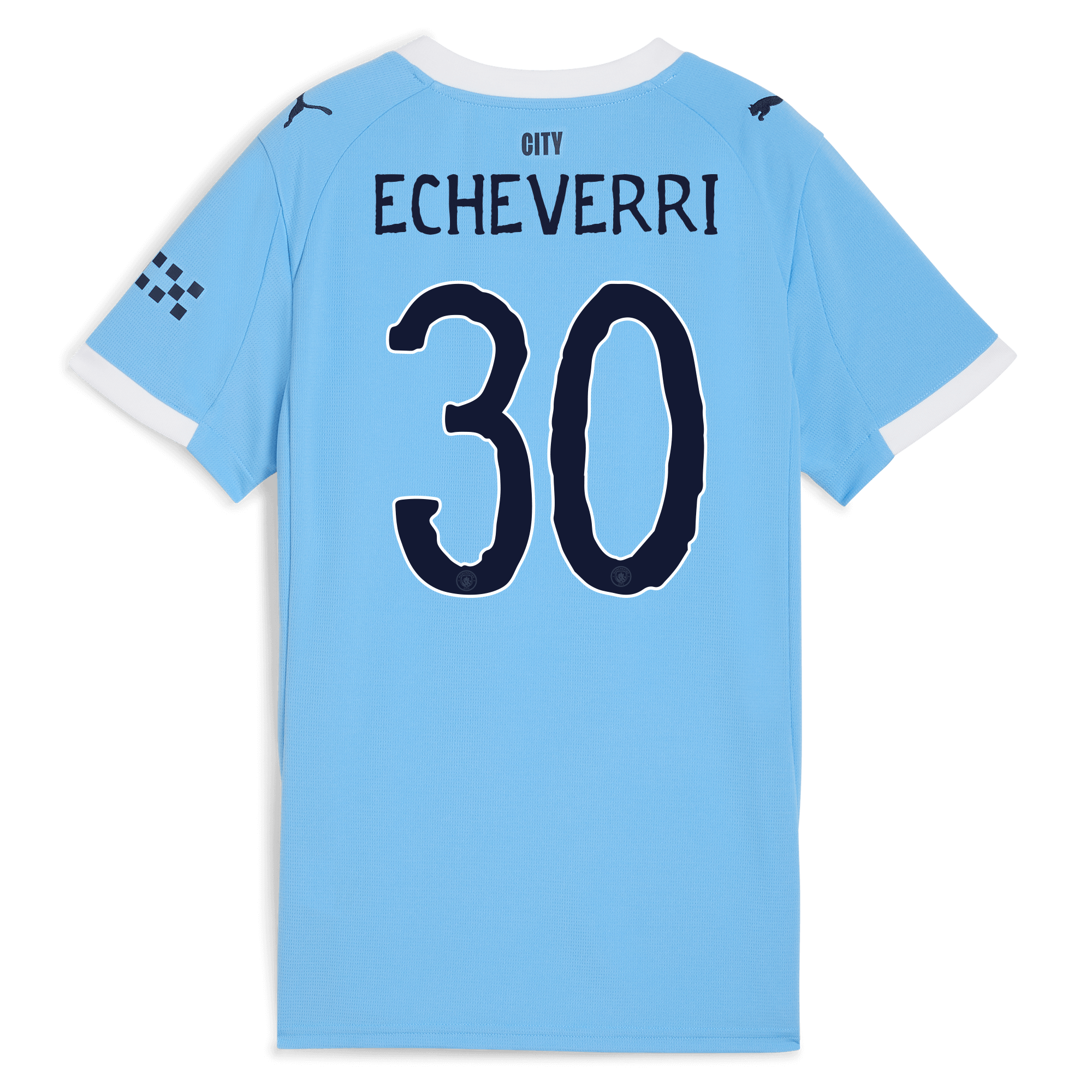 Manchester City womens manchester city kidsuper home jersey 202526 with echeverri 30 printing Collection - ManchesterCitystore.com