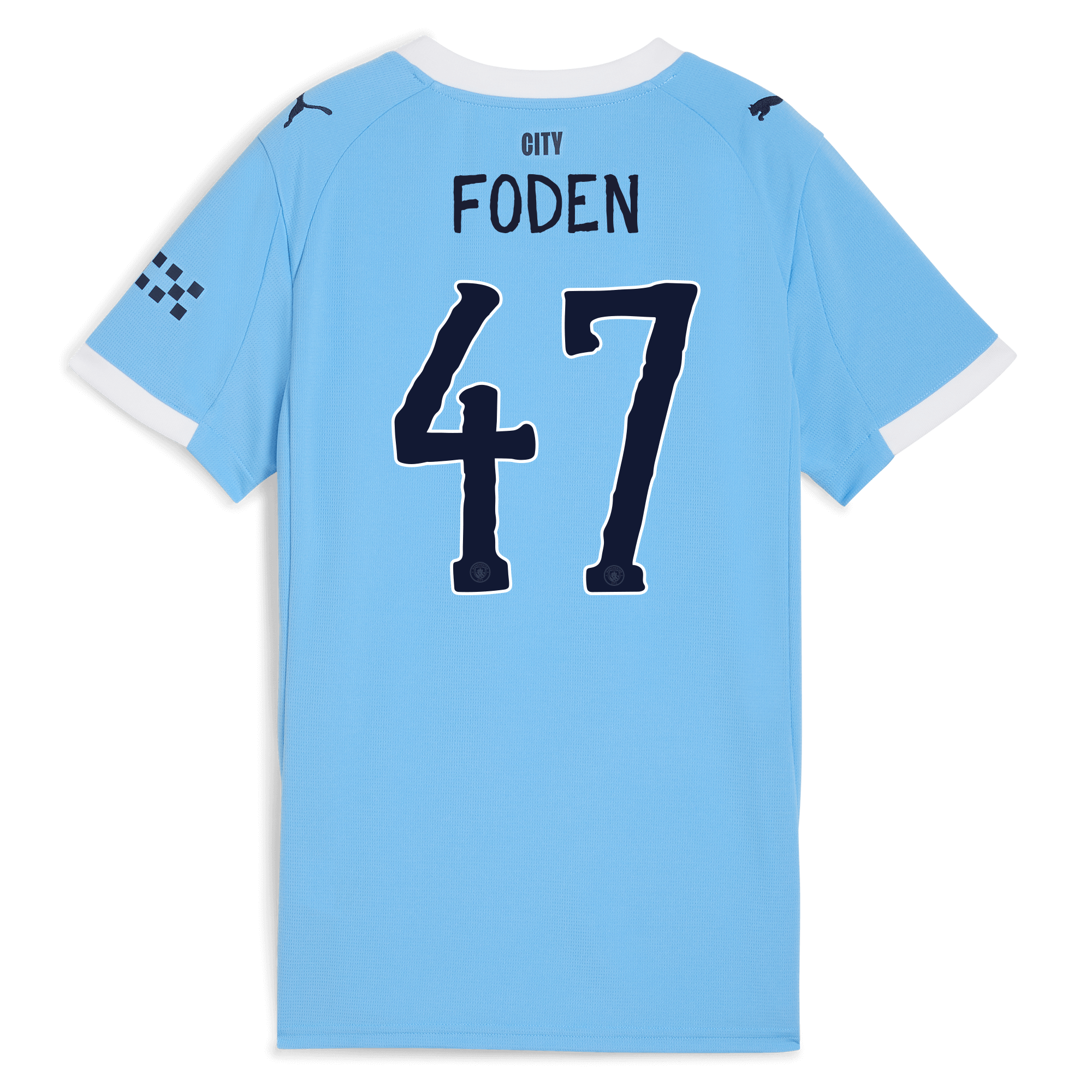 Manchester City womens manchester city kidsuper home jersey 202526 with foden 47 printing Collection - ManchesterCitystore.com