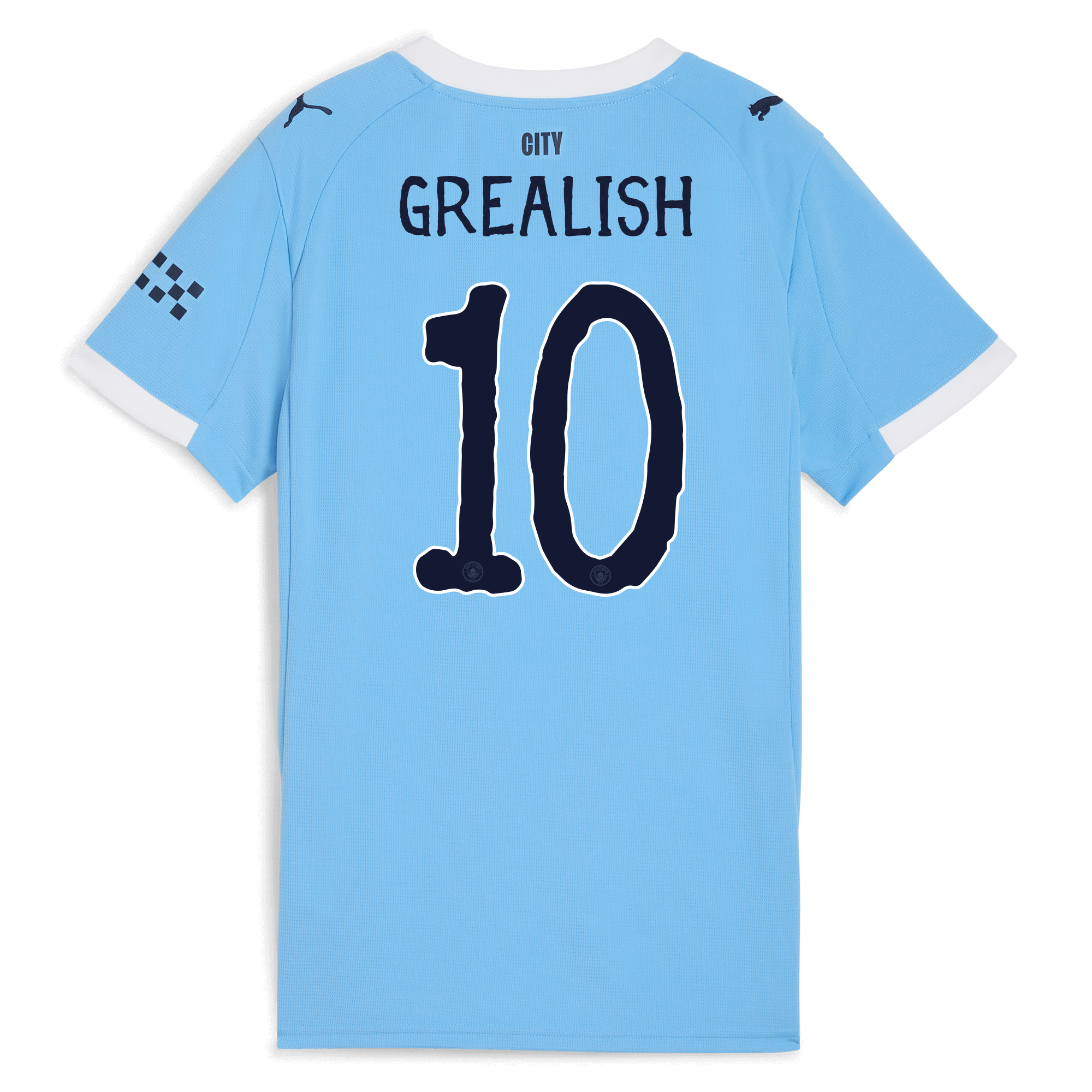 Manchester City womens manchester city kidsuper home jersey 202526 with grealish 10 printing Collection - ManchesterCitystore.com