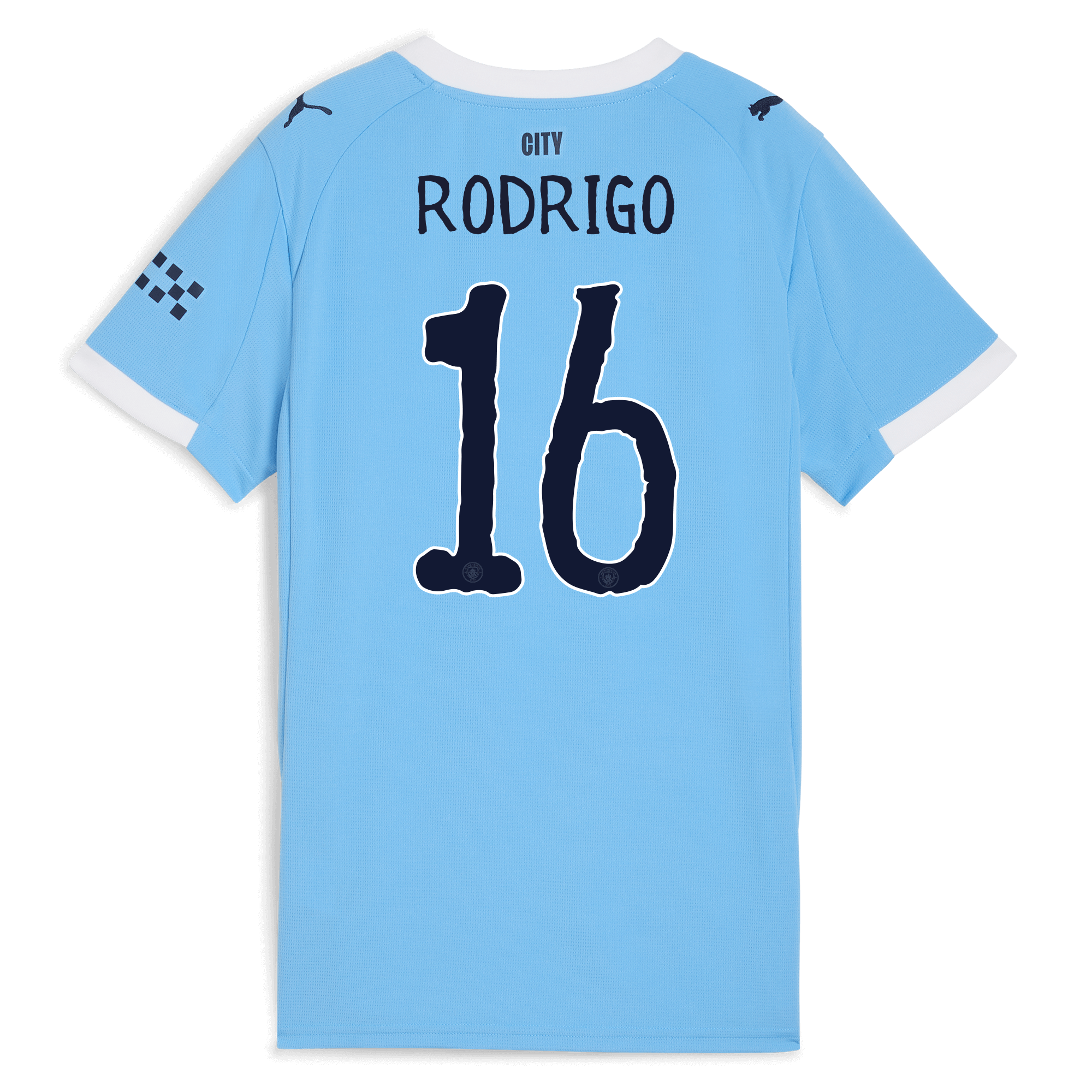 Manchester City womens manchester city kidsuper home jersey 202526 with rodrigo 16 printing Collection - ManchesterCitystore.com