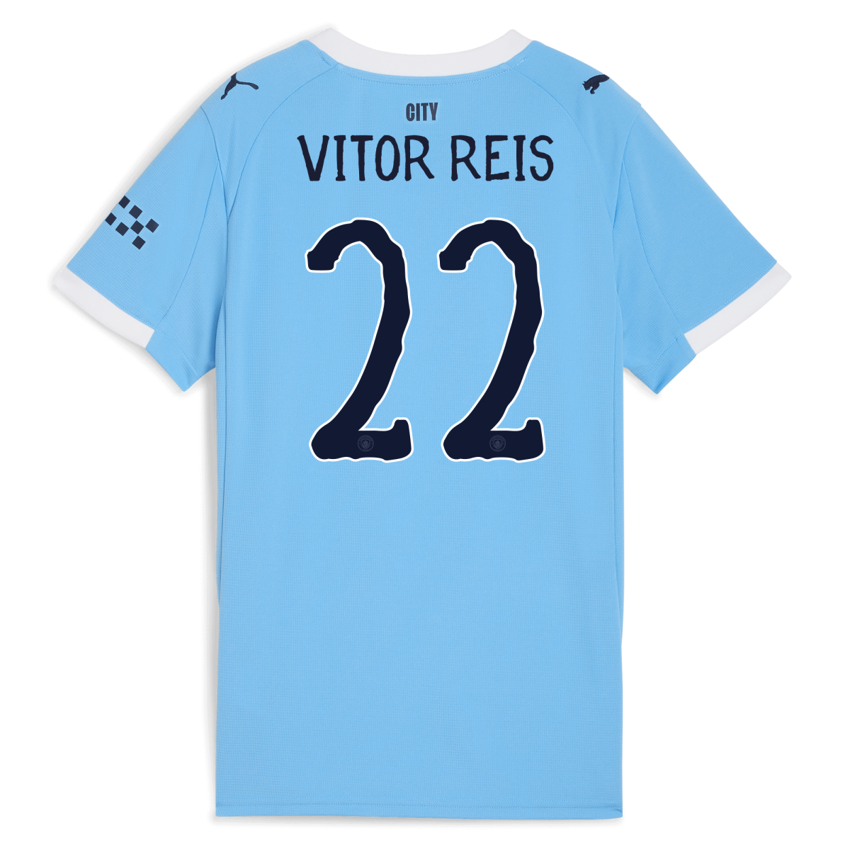 Manchester City womens manchester city kidsuper home jersey 202526 with vitor reis 22 printing Collection - ManchesterCitystore.com