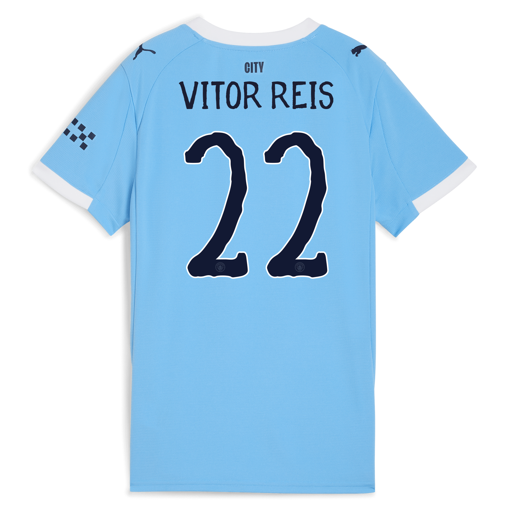 Manchester City womens manchester city kidsuper home jersey 202526 with vitor reis 22 printing Collection - ManchesterCitystore.com