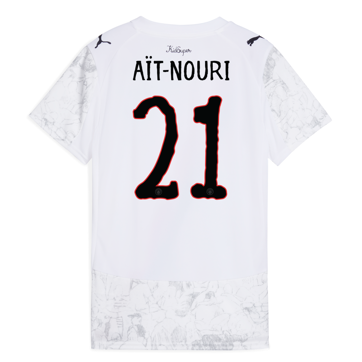 Manchester City womens manchester city kidsuper jersey 202526 with ait-nouri 21 printing Collection - ManchesterCitystore.com