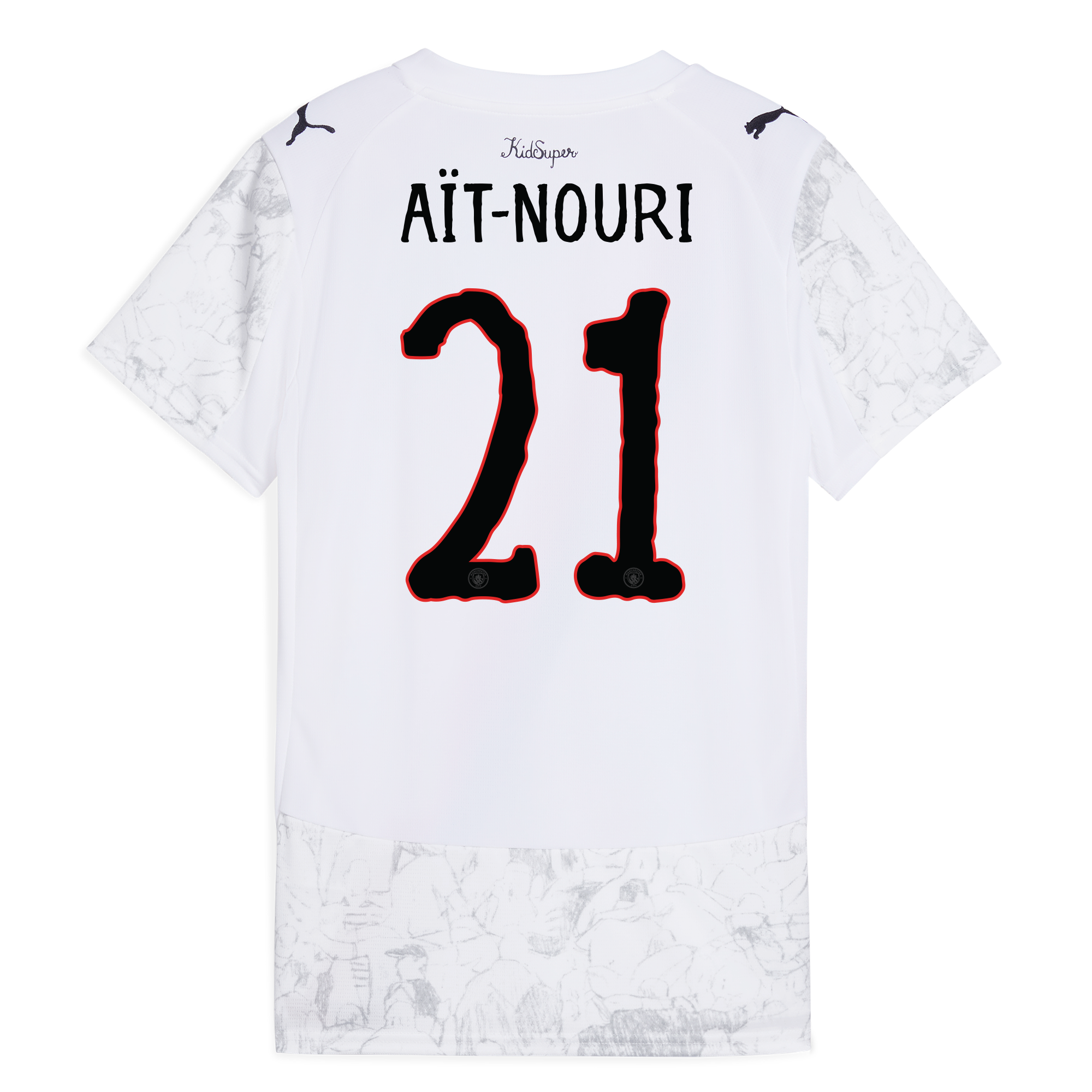 Manchester City womens manchester city kidsuper jersey 202526 with ait-nouri 21 printing Collection - ManchesterCitystore.com