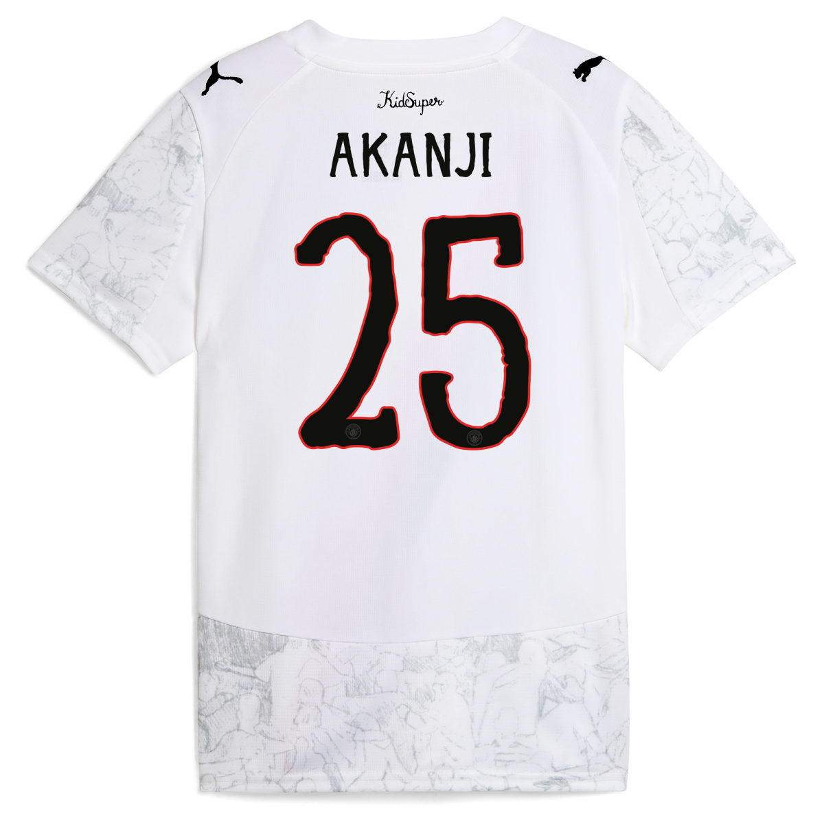 Manchester City womens manchester city kidsuper jersey 202526 with akanji 25 printing Collection - ManchesterCitystore.com