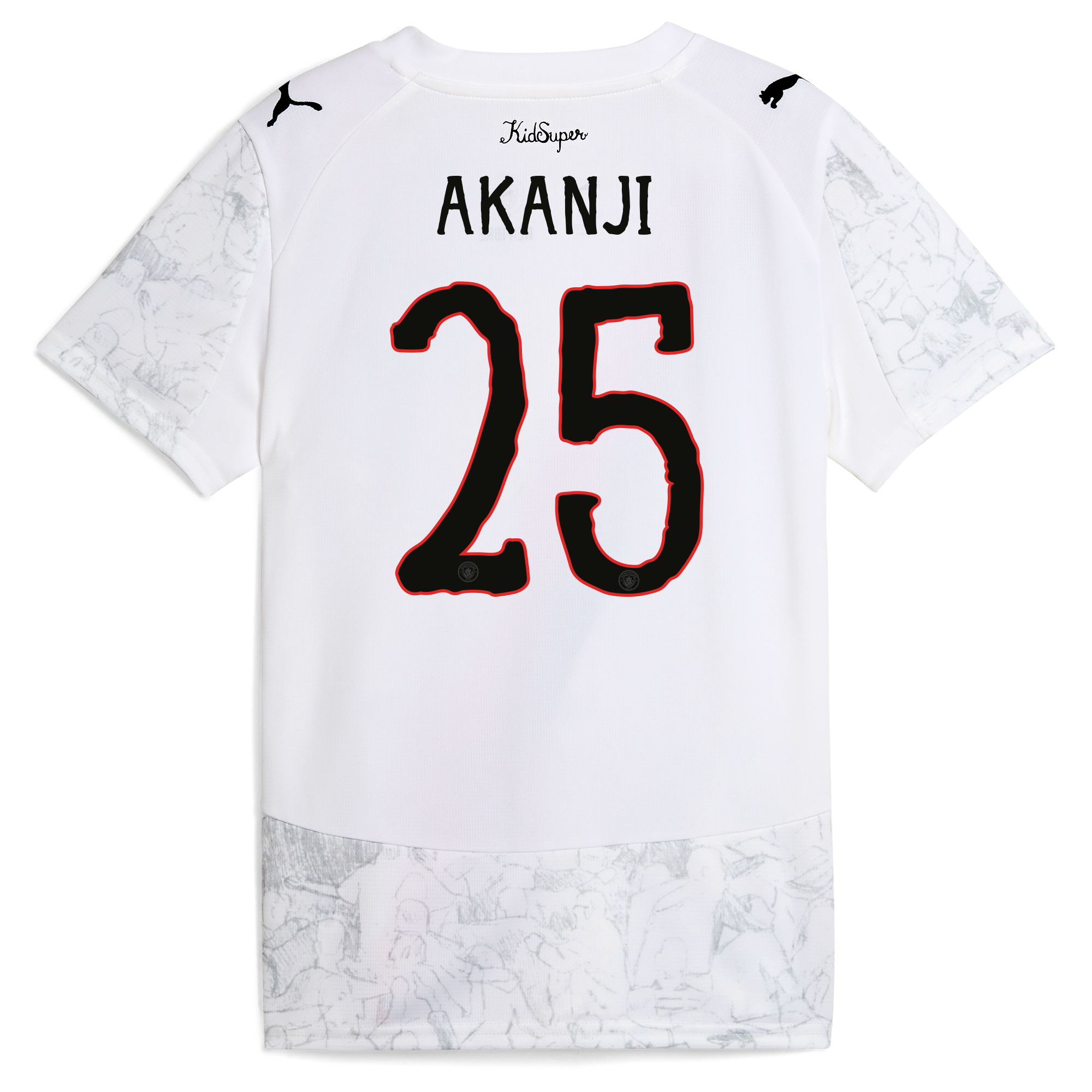 Manchester City womens manchester city kidsuper jersey 202526 with akanji 25 printing Collection - ManchesterCitystore.com