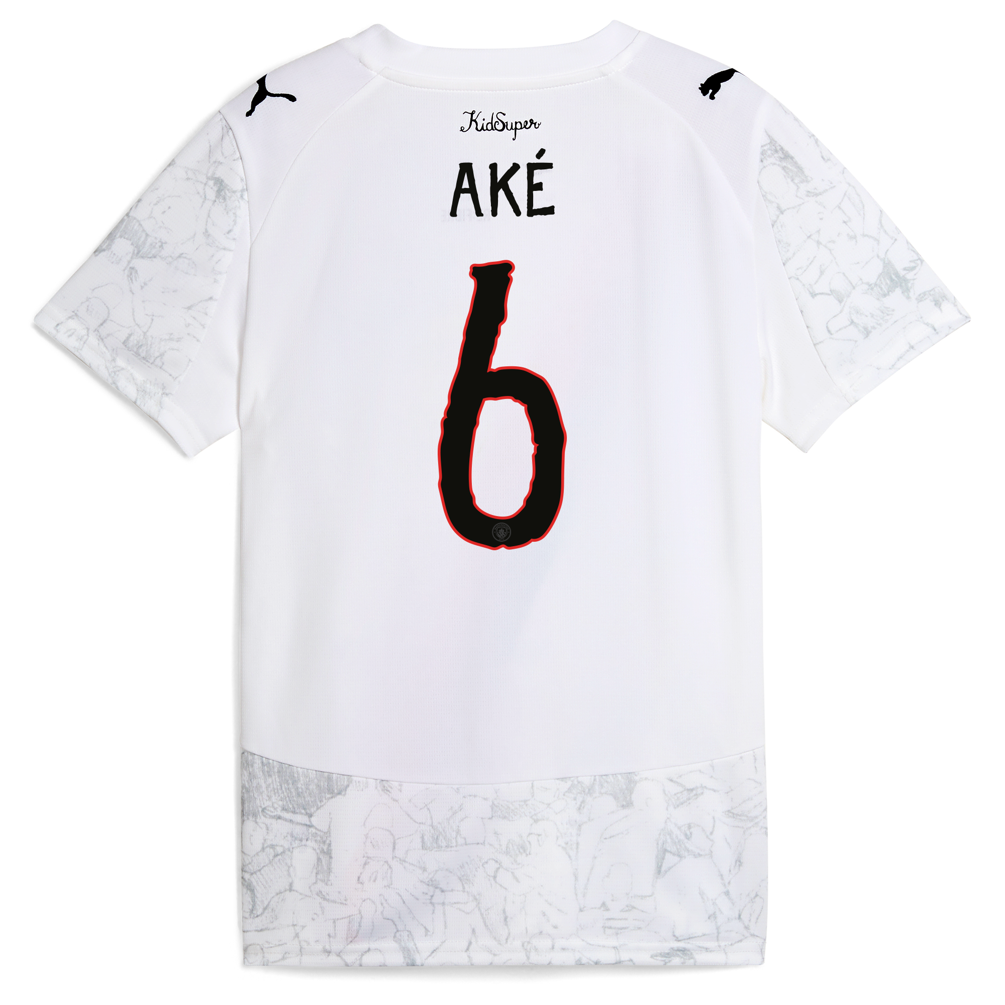Manchester City womens manchester city kidsuper jersey 202526 with ake 6 printing Collection - ManchesterCitystore.com