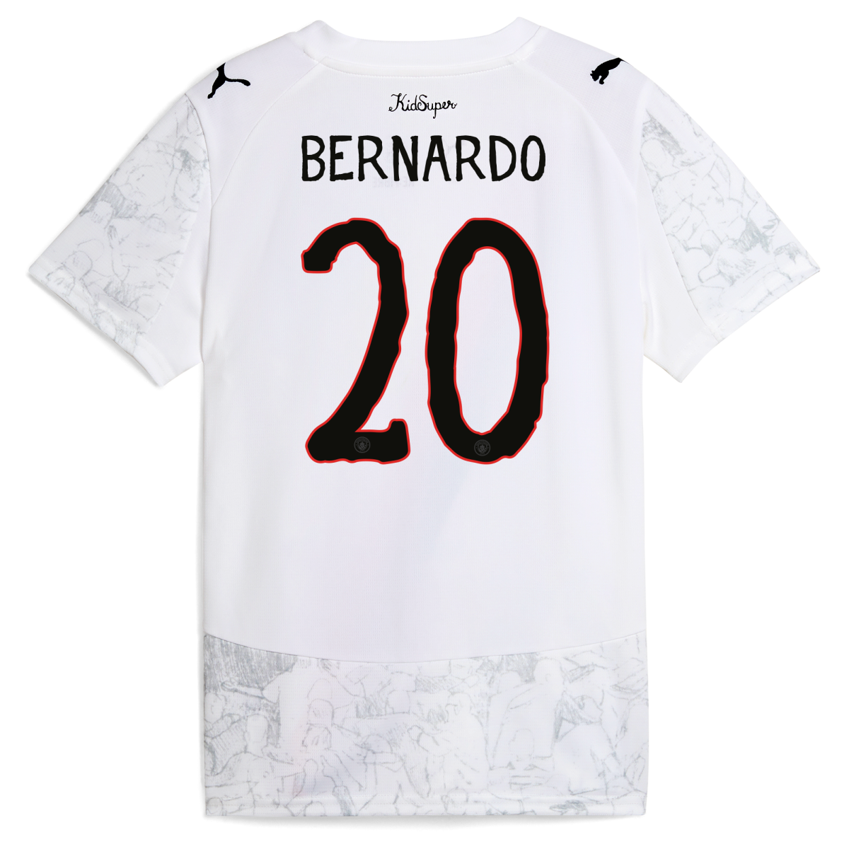 Manchester City womens manchester city kidsuper jersey 202526 with bernardo 20 printing Collection - ManchesterCitystore.com