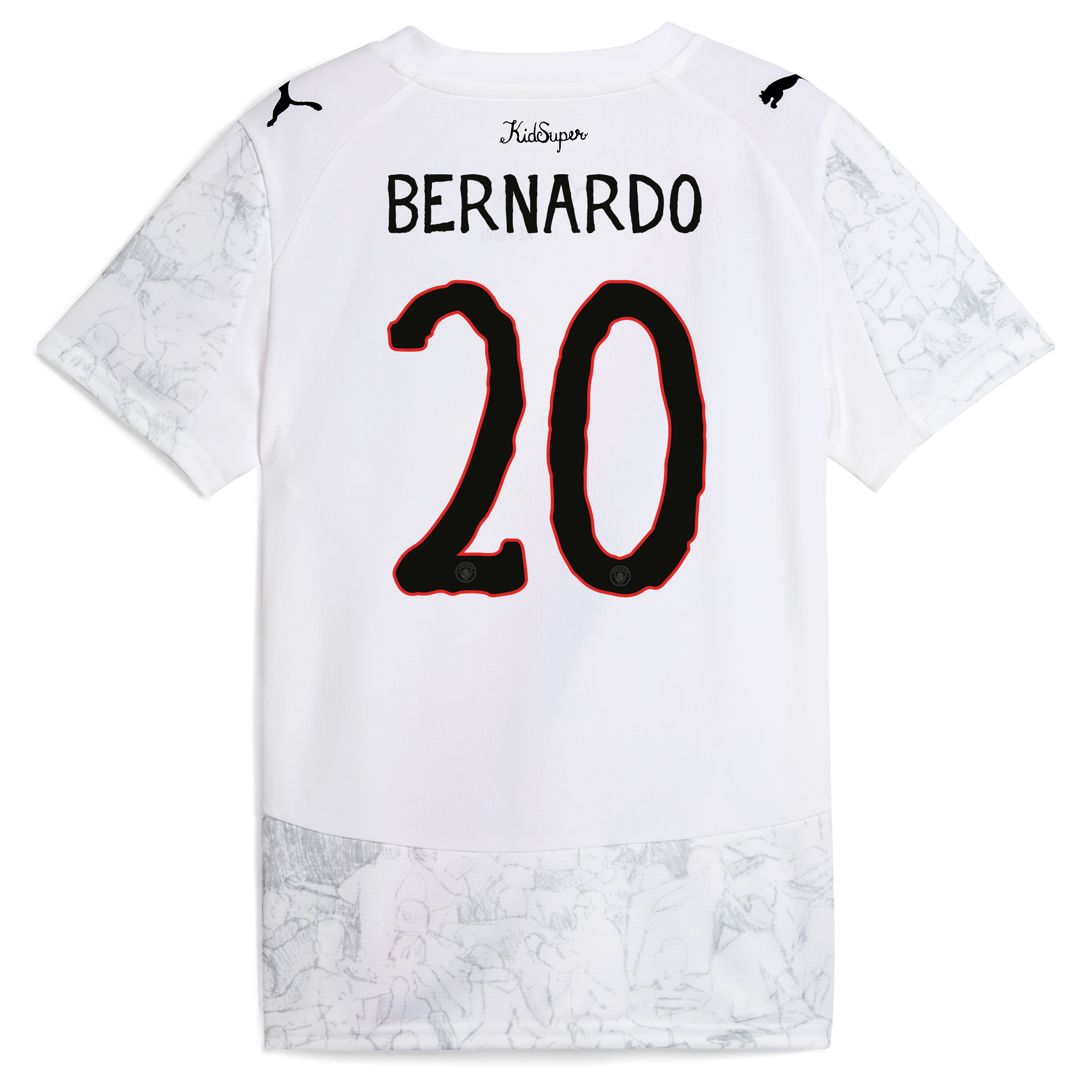 Manchester City womens manchester city kidsuper jersey 202526 with bernardo 20 printing Collection - ManchesterCitystore.com
