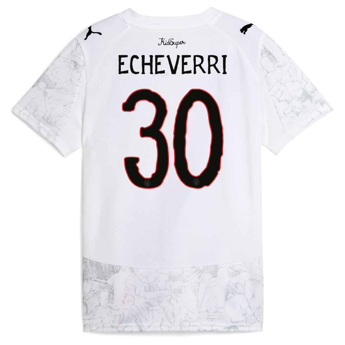 Manchester City womens manchester city kidsuper jersey 202526 with echeverri 30 printing Collection - ManchesterCitystore.com