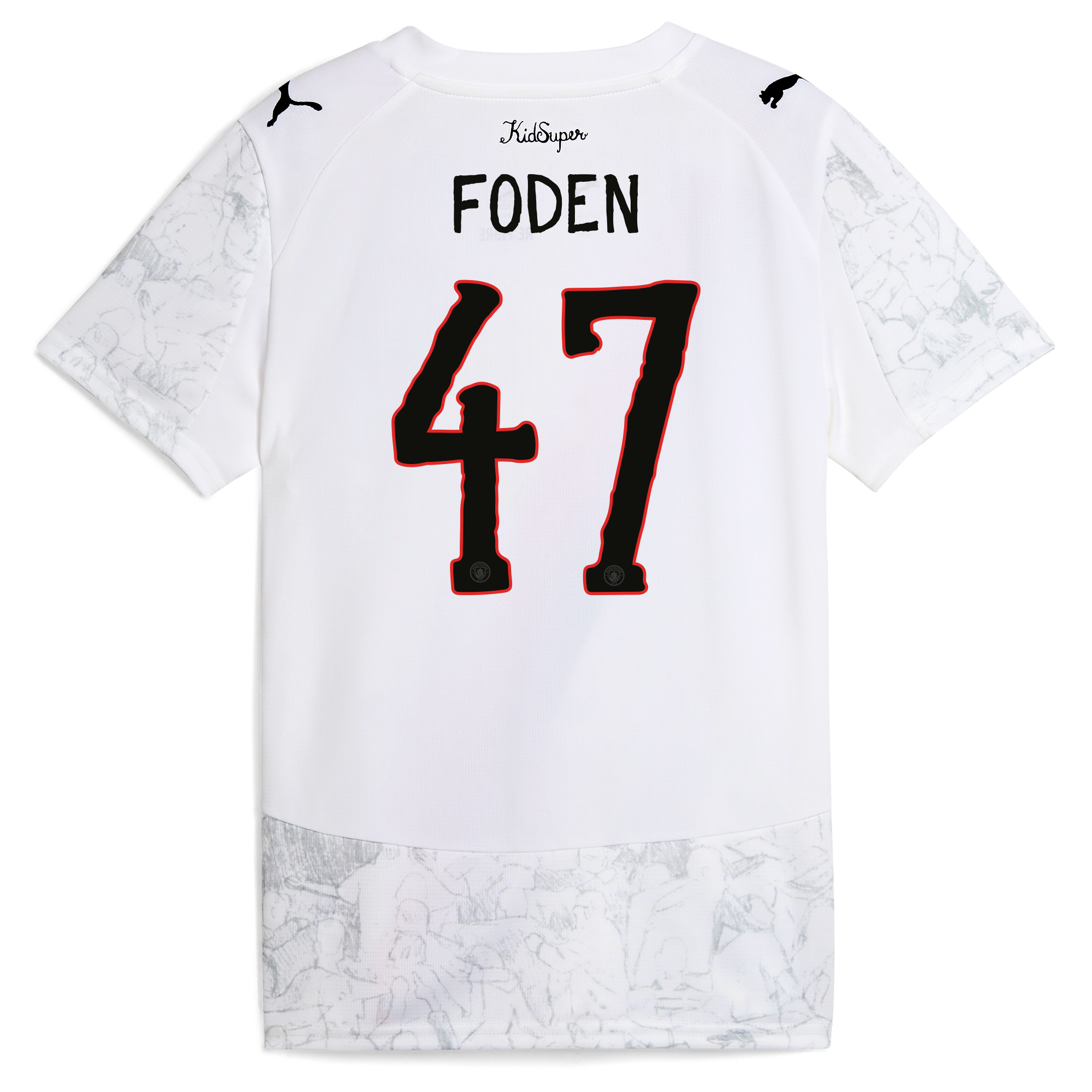 Manchester City womens manchester city kidsuper jersey 202526 with foden 47 printing Collection - ManchesterCitystore.com