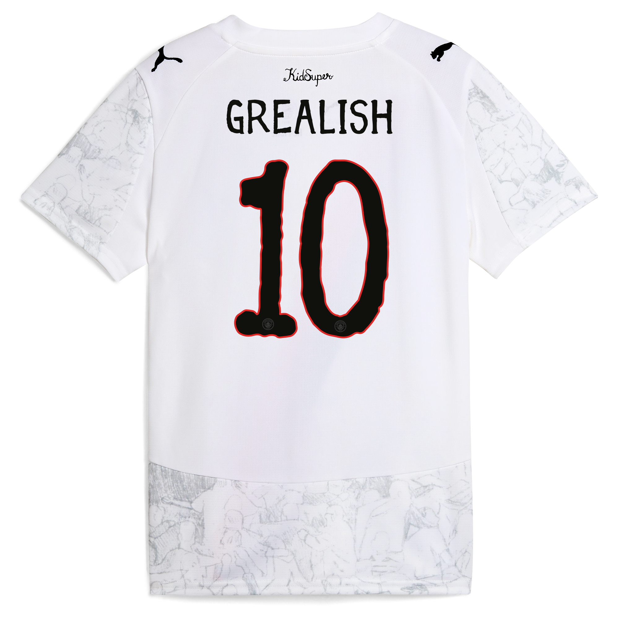 Manchester City womens manchester city kidsuper jersey 202526 with grealish 10 printing Collection - ManchesterCitystore.com