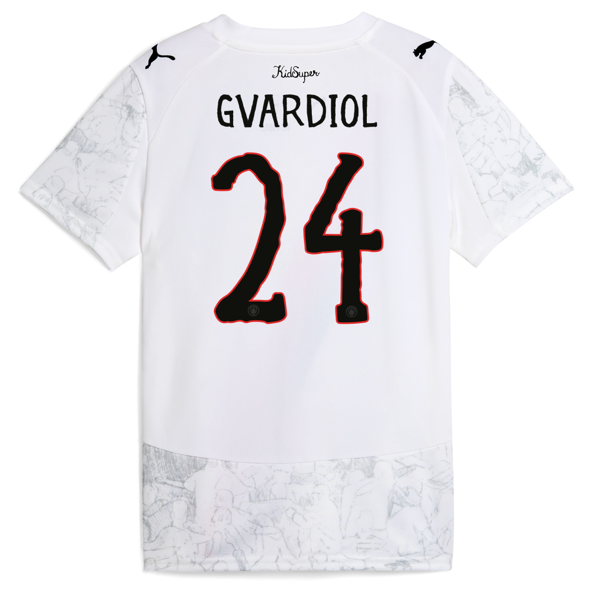 Manchester City womens manchester city kidsuper jersey 202526 with gvardiol 24 printing Collection - ManchesterCitystore.com