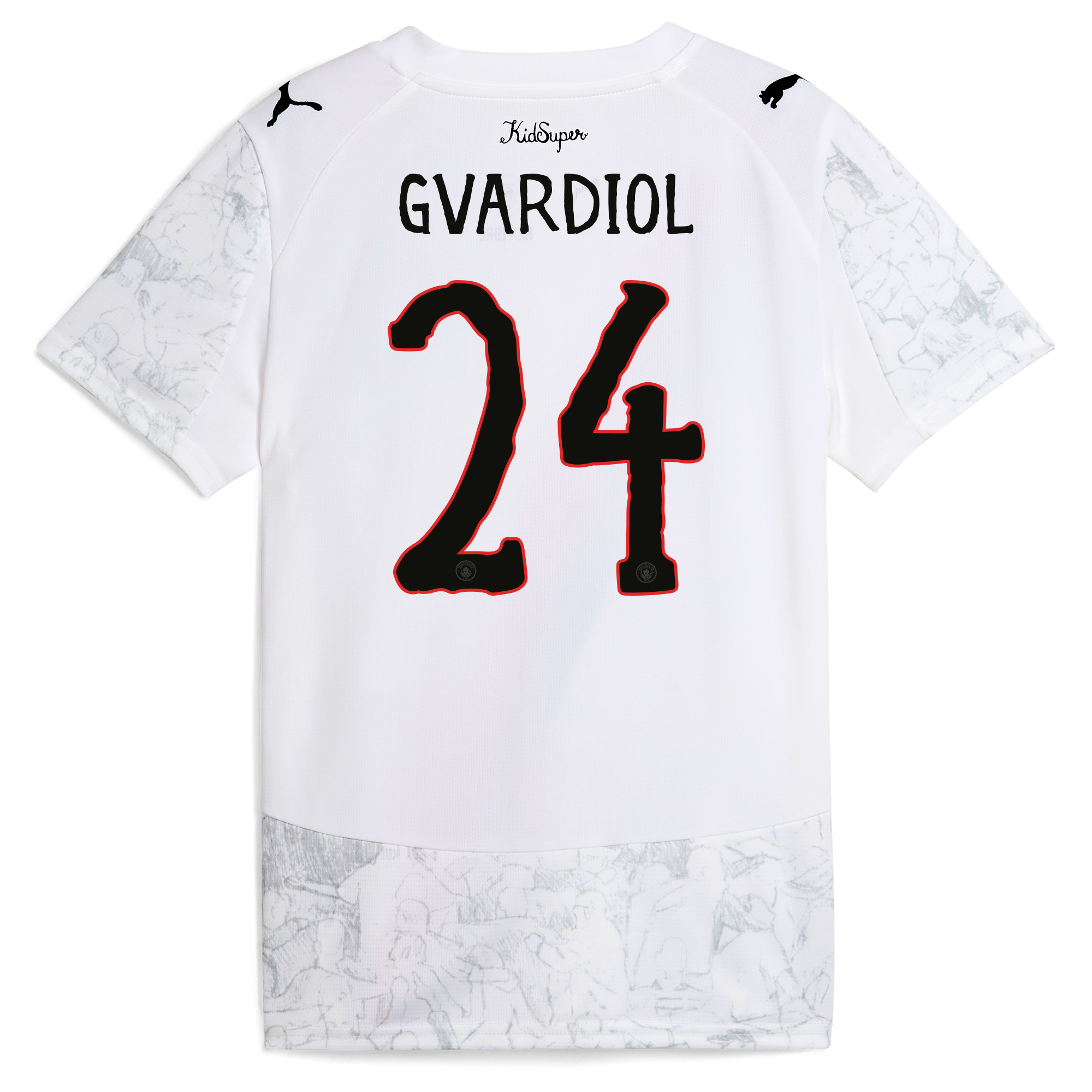 Manchester City womens manchester city kidsuper jersey 202526 with gvardiol 24 printing Collection - ManchesterCitystore.com