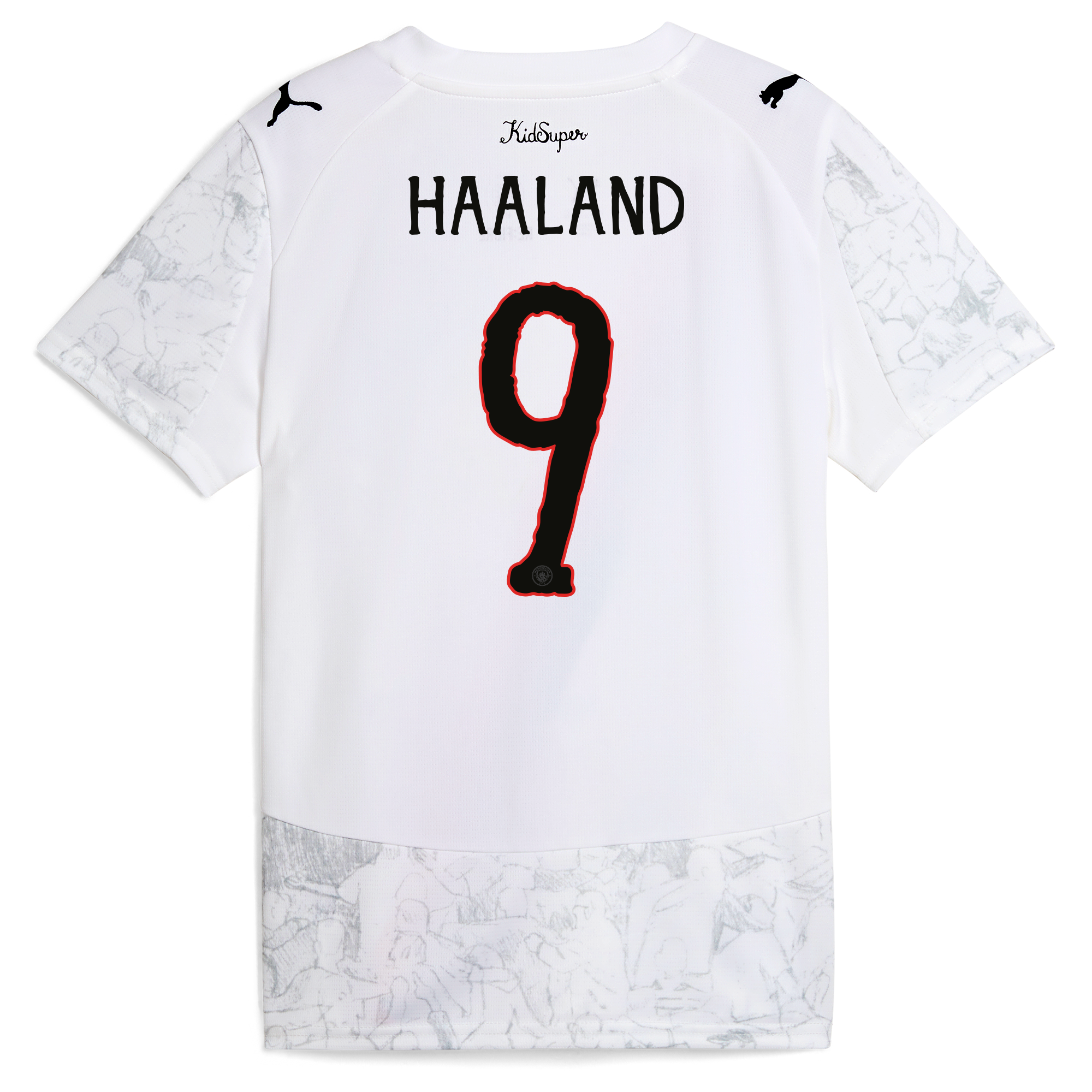 Manchester City womens manchester city kidsuper jersey 202526 with haaland 9 printing Collection - ManchesterCitystore.com