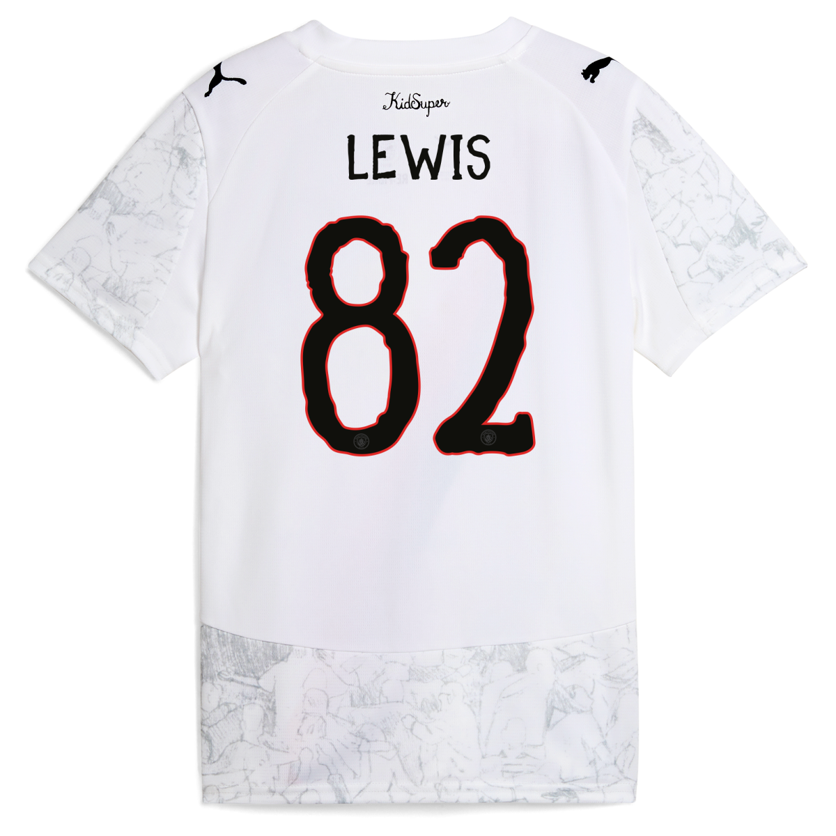 Manchester City womens manchester city kidsuper jersey 202526 with lewis 82 printing Collection - ManchesterCitystore.com