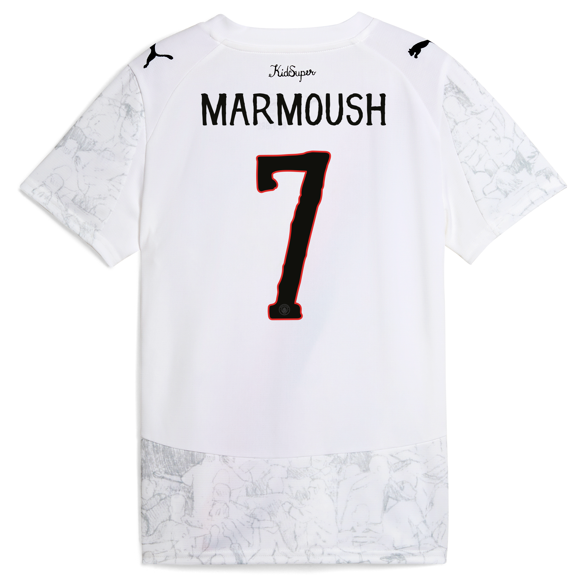 Manchester City womens manchester city kidsuper jersey 202526 with marmoush 7 printing Collection - ManchesterCitystore.com