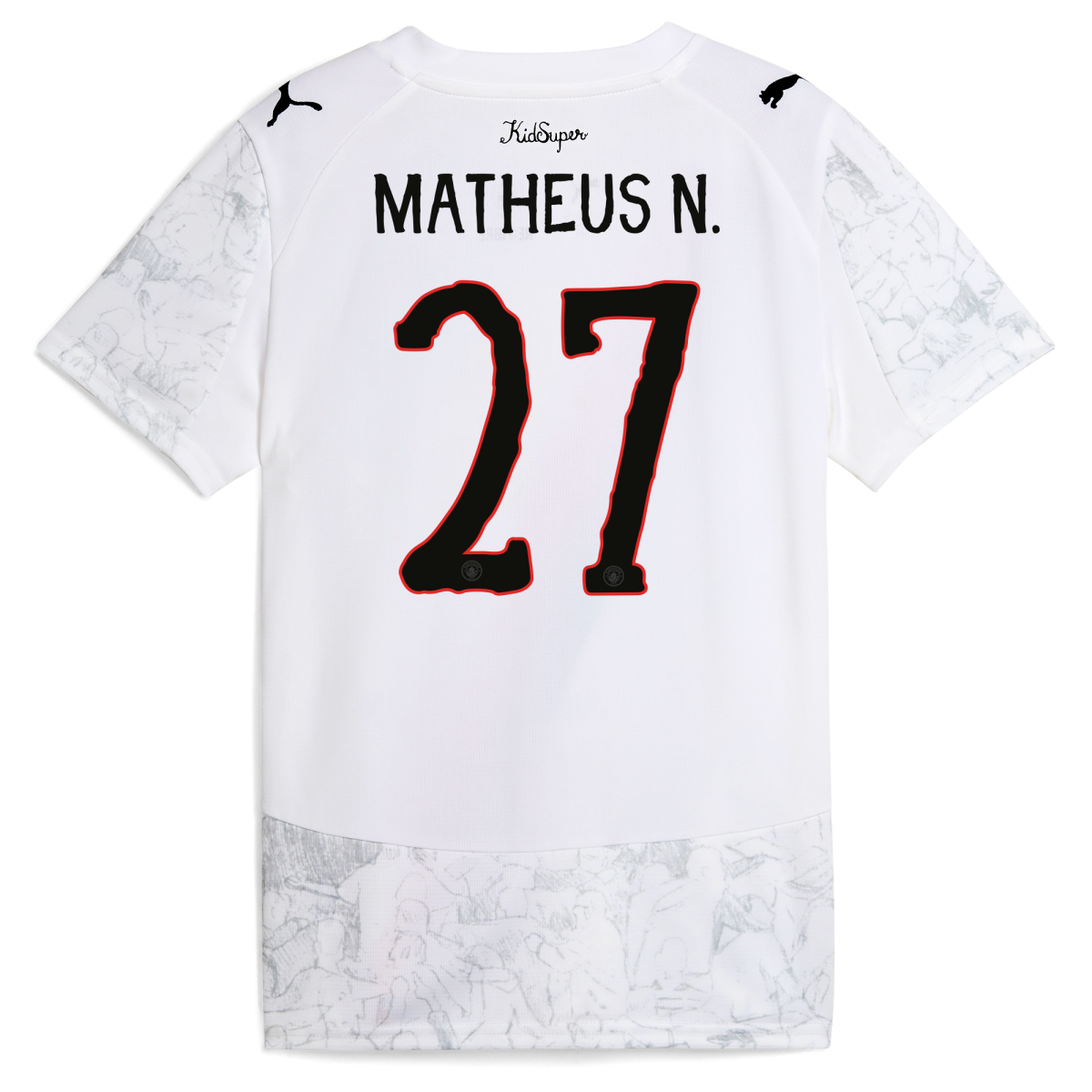 Manchester City womens manchester city kidsuper jersey 202526 with matheus n. 27 printing Collection - ManchesterCitystore.com