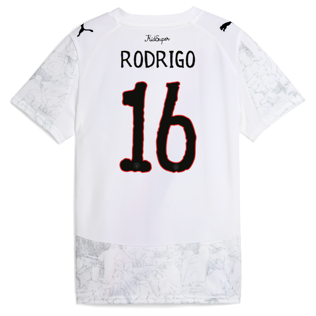 Manchester City womens manchester city kidsuper jersey 202526 with rodrigo 16 printing Collection - ManchesterCitystore.com