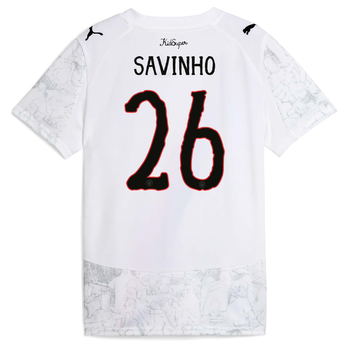Manchester City womens manchester city kidsuper jersey 202526 with savinho 26 printing Collection - ManchesterCitystore.com
