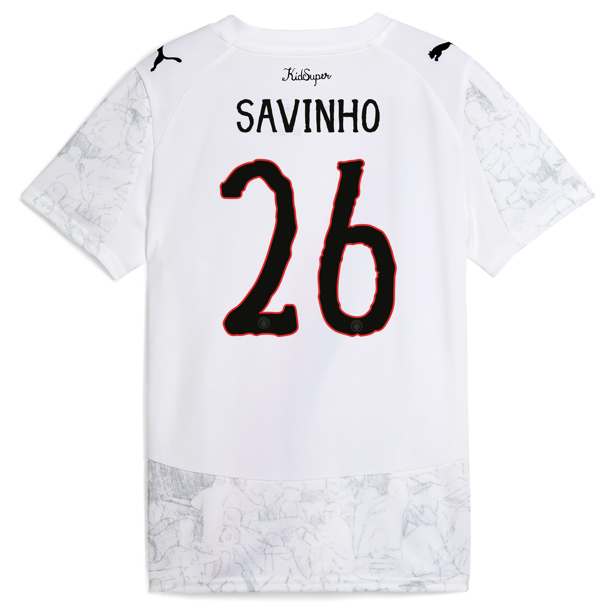 Manchester City womens manchester city kidsuper jersey 202526 with savinho 26 printing Collection - ManchesterCitystore.com