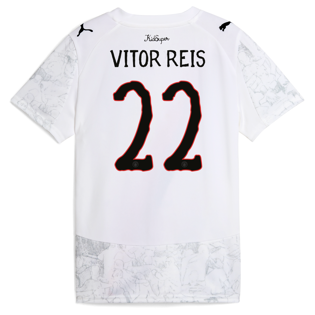 Manchester City womens manchester city kidsuper jersey 202526 with vitor reis 22 printing Collection - ManchesterCitystore.com