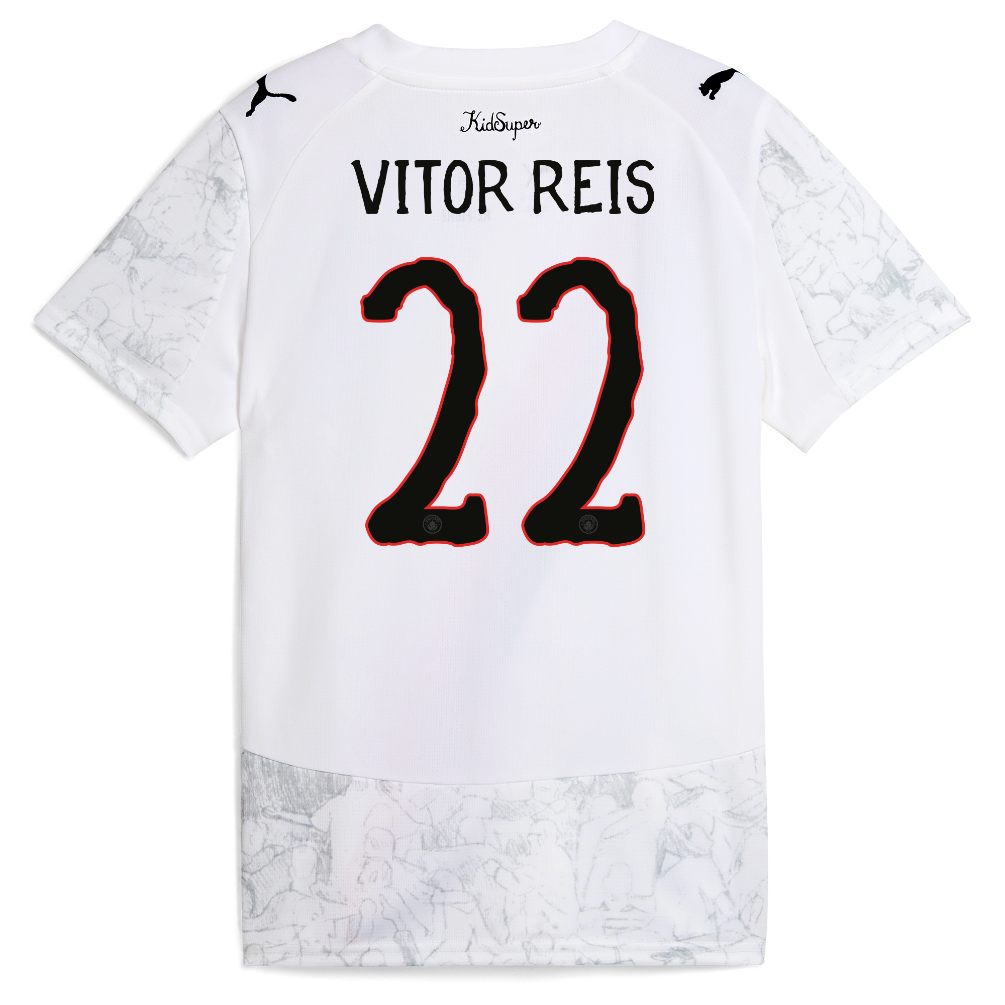 Manchester City womens manchester city kidsuper jersey 202526 with vitor reis 22 printing Collection - ManchesterCitystore.com