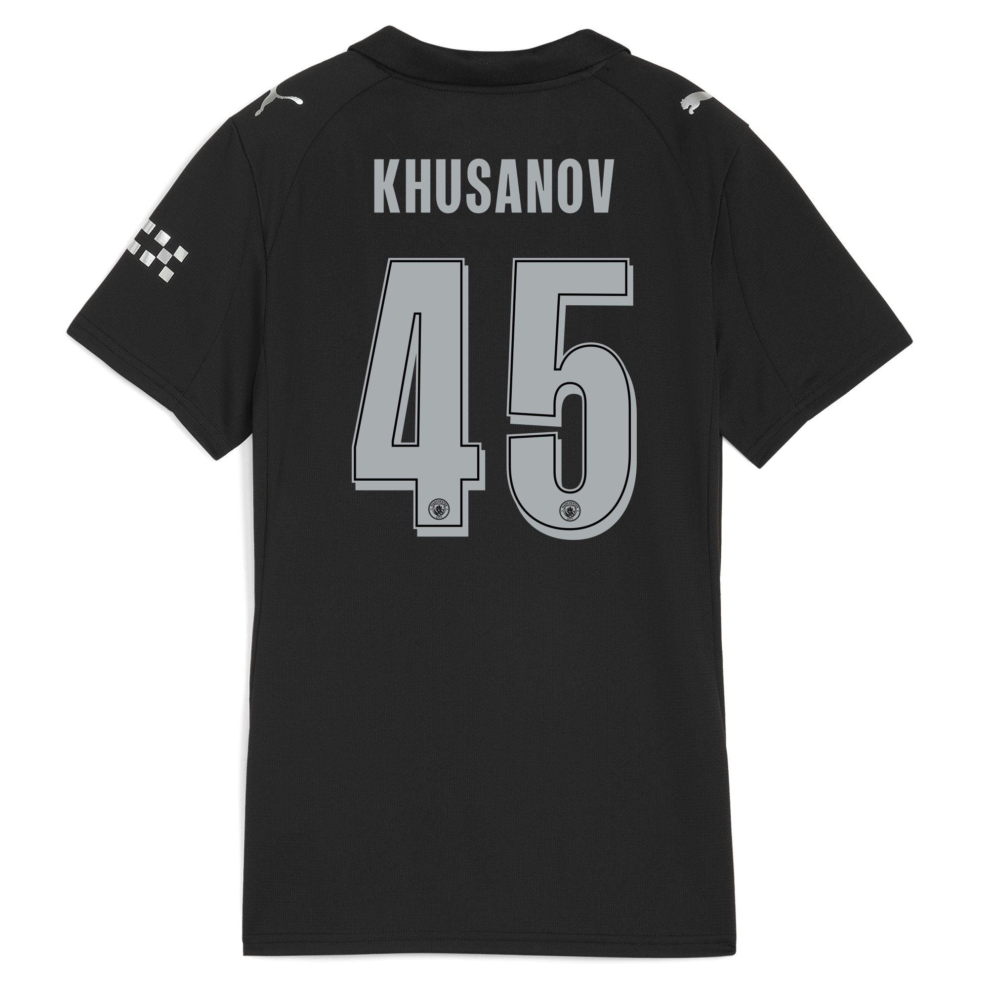 Manchester City womens manchester city man city away jersey 202526 with khusanov 45 printing Collection - ManchesterCitystore.com