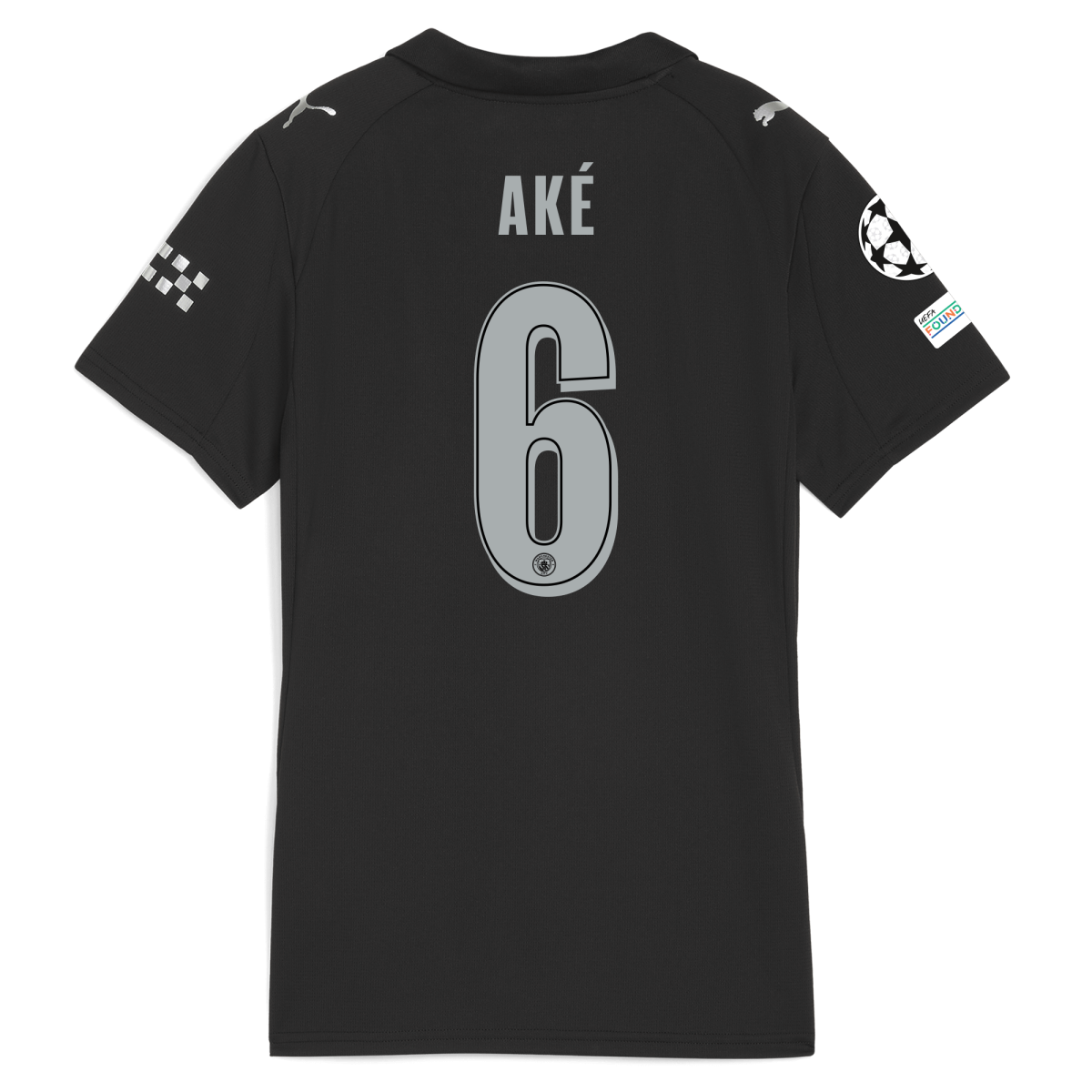 Manchester City womens manchester city man city champions league away jersey 202526 with ake 6 printing Collection - ManchesterCitystore.com