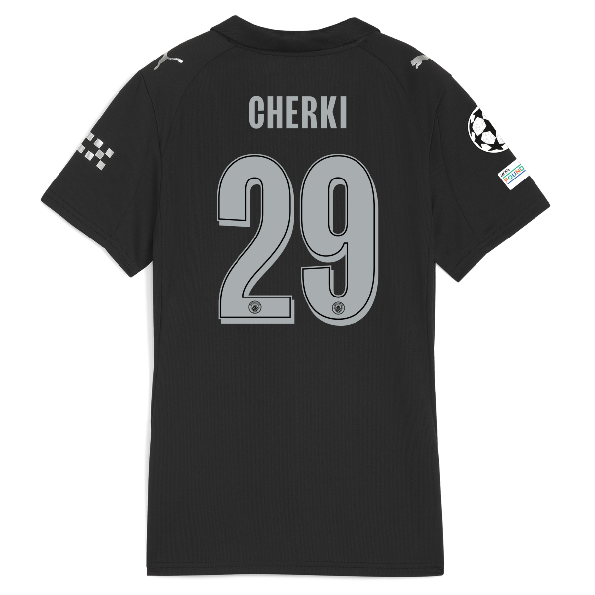 Manchester City womens manchester city man city champions league away jersey 202526 with cherki 29 printing Collection - ManchesterCitystore.com