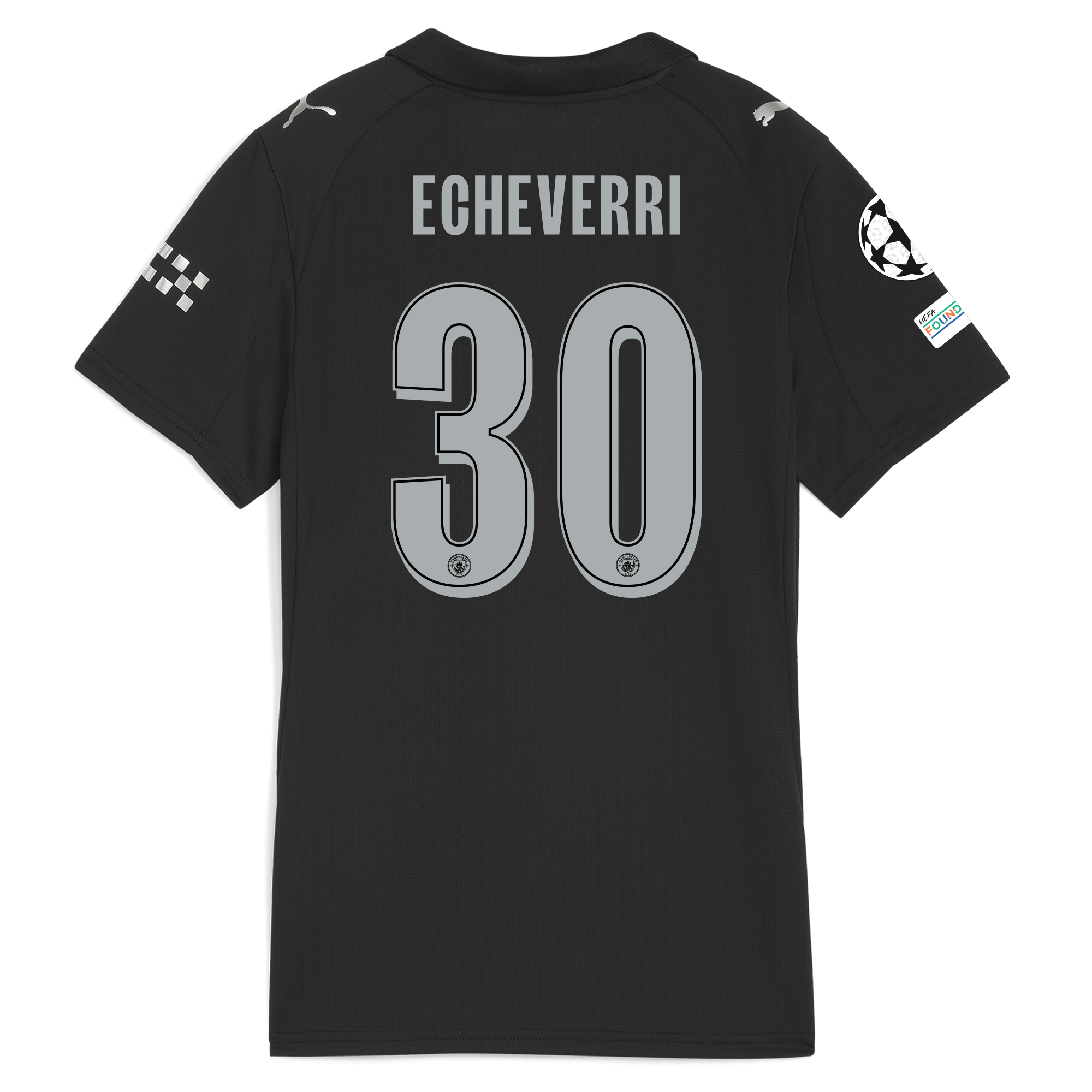 Manchester City womens manchester city man city champions league away jersey 202526 with echeverri 30 printing Collection - ManchesterCitystore.com