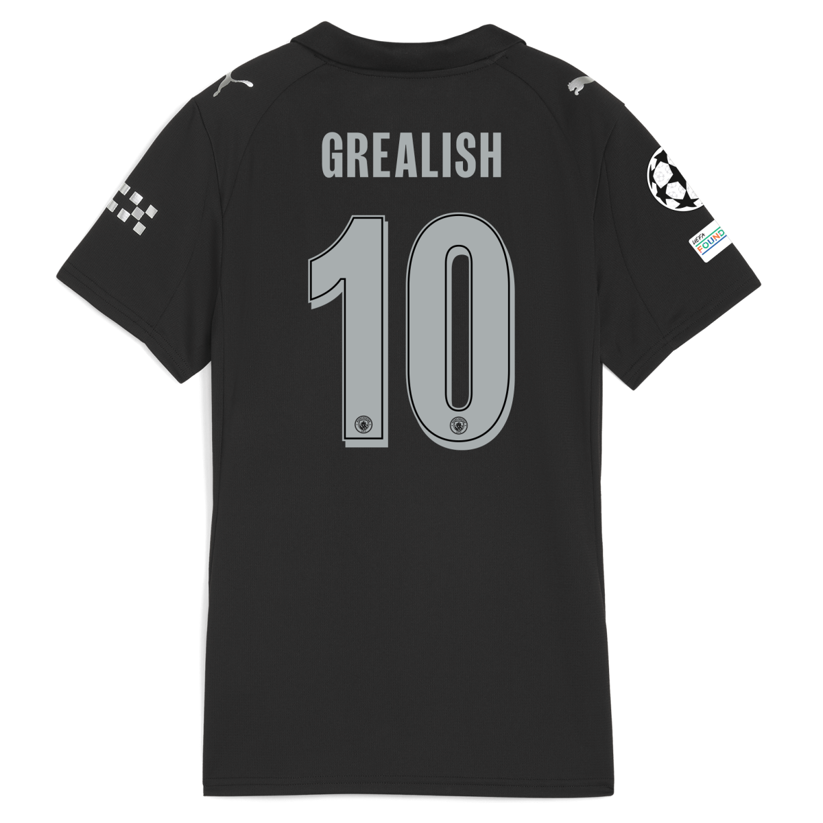 Manchester City womens manchester city man city champions league away jersey 202526 with grealish 10 printing Collection - ManchesterCitystore.com