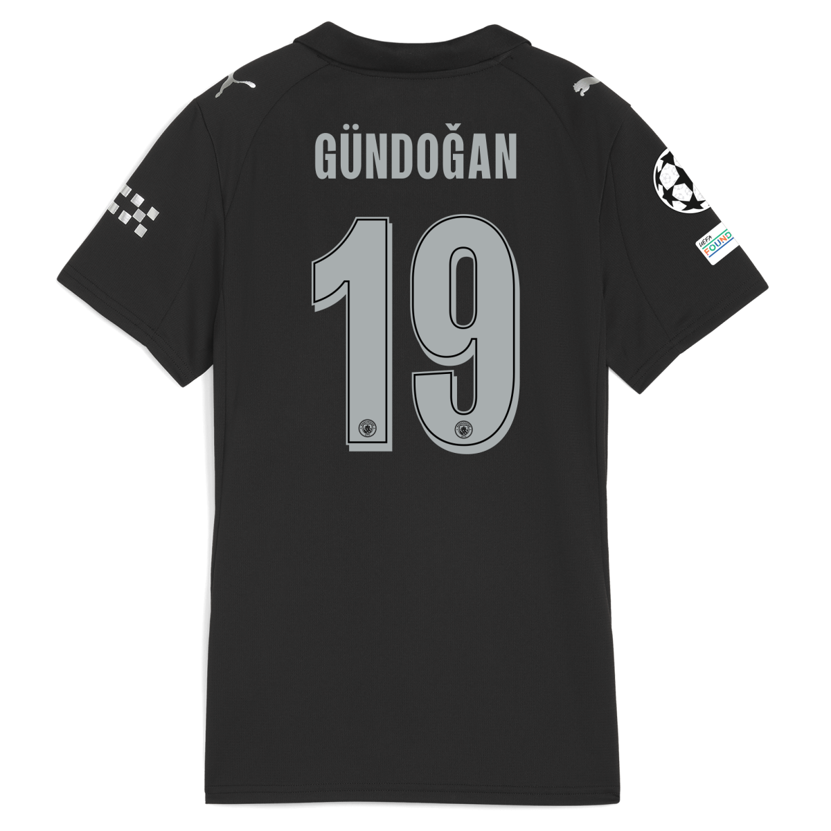 Manchester City womens manchester city man city champions league away jersey 202526 with gundogan 19 printing Collection - ManchesterCitystore.com
