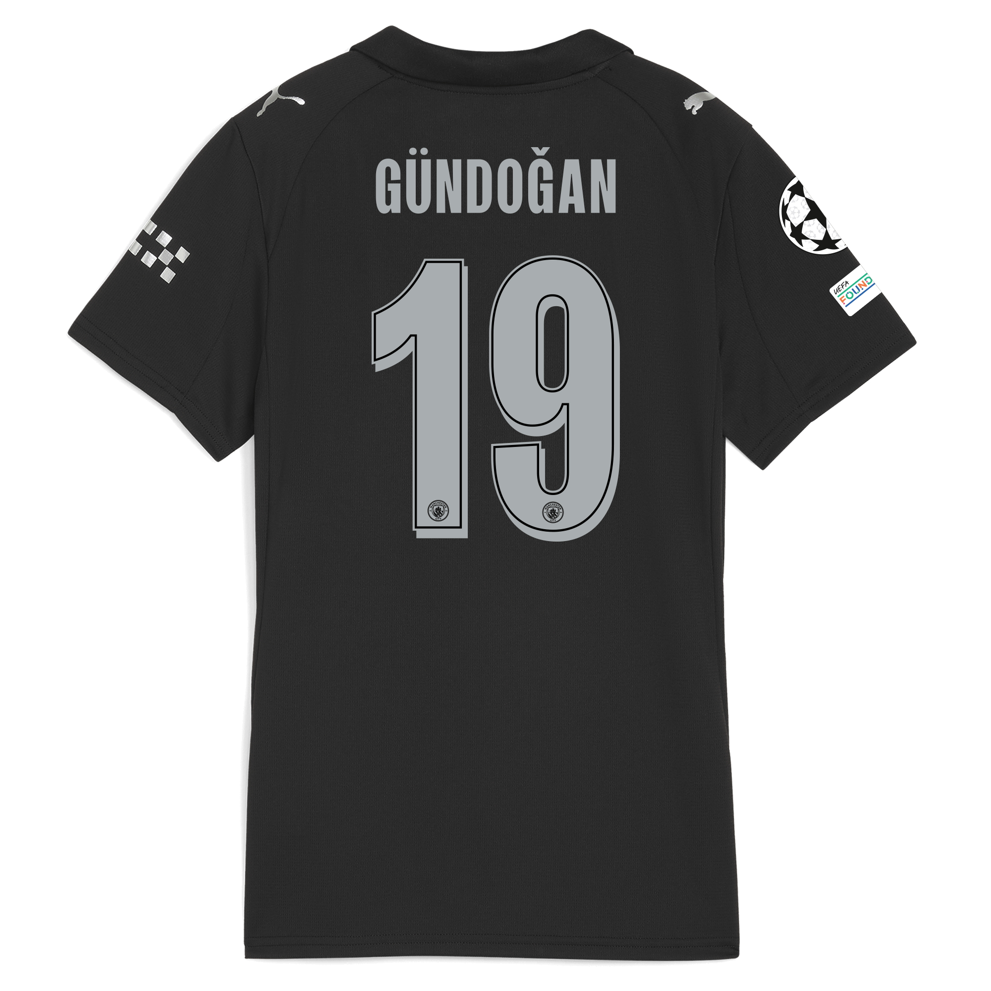 Manchester City womens manchester city man city champions league away jersey 202526 with gundogan 19 printing Collection - ManchesterCitystore.com