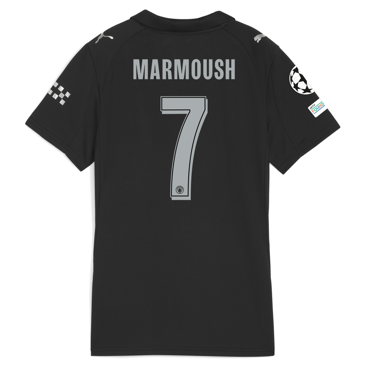 Manchester City womens manchester city man city champions league away jersey 202526 with marmoush 7 printing Collection - ManchesterCitystore.com