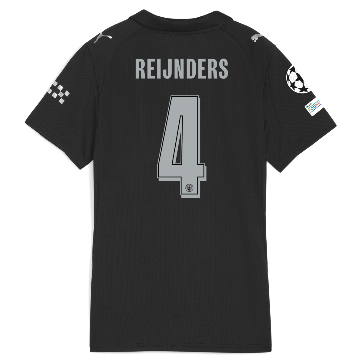 Manchester City womens manchester city man city champions league away jersey 202526 with reijnders 4 printing Collection - ManchesterCitystore.com