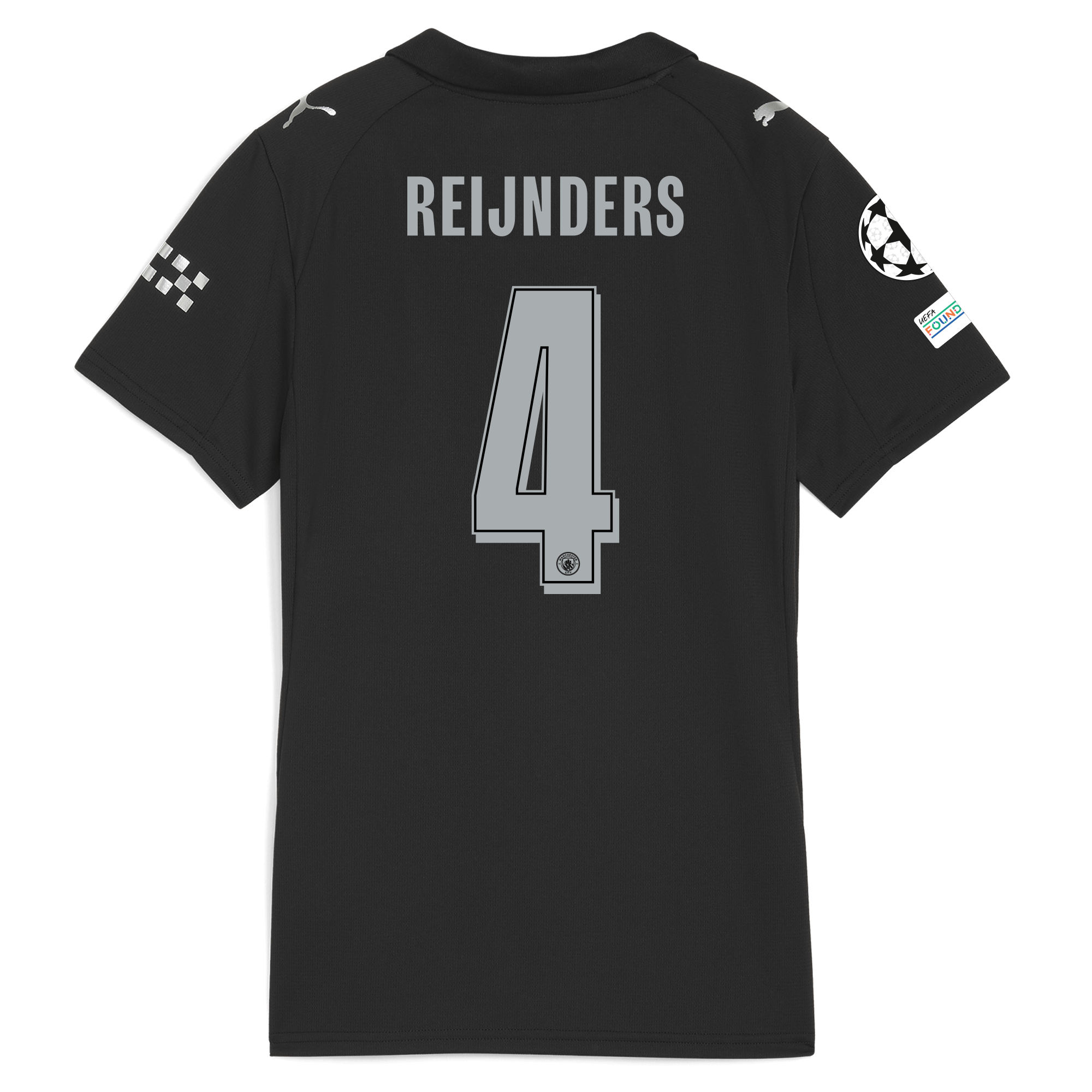 Manchester City womens manchester city man city champions league away jersey 202526 with reijnders 4 printing Collection - ManchesterCitystore.com