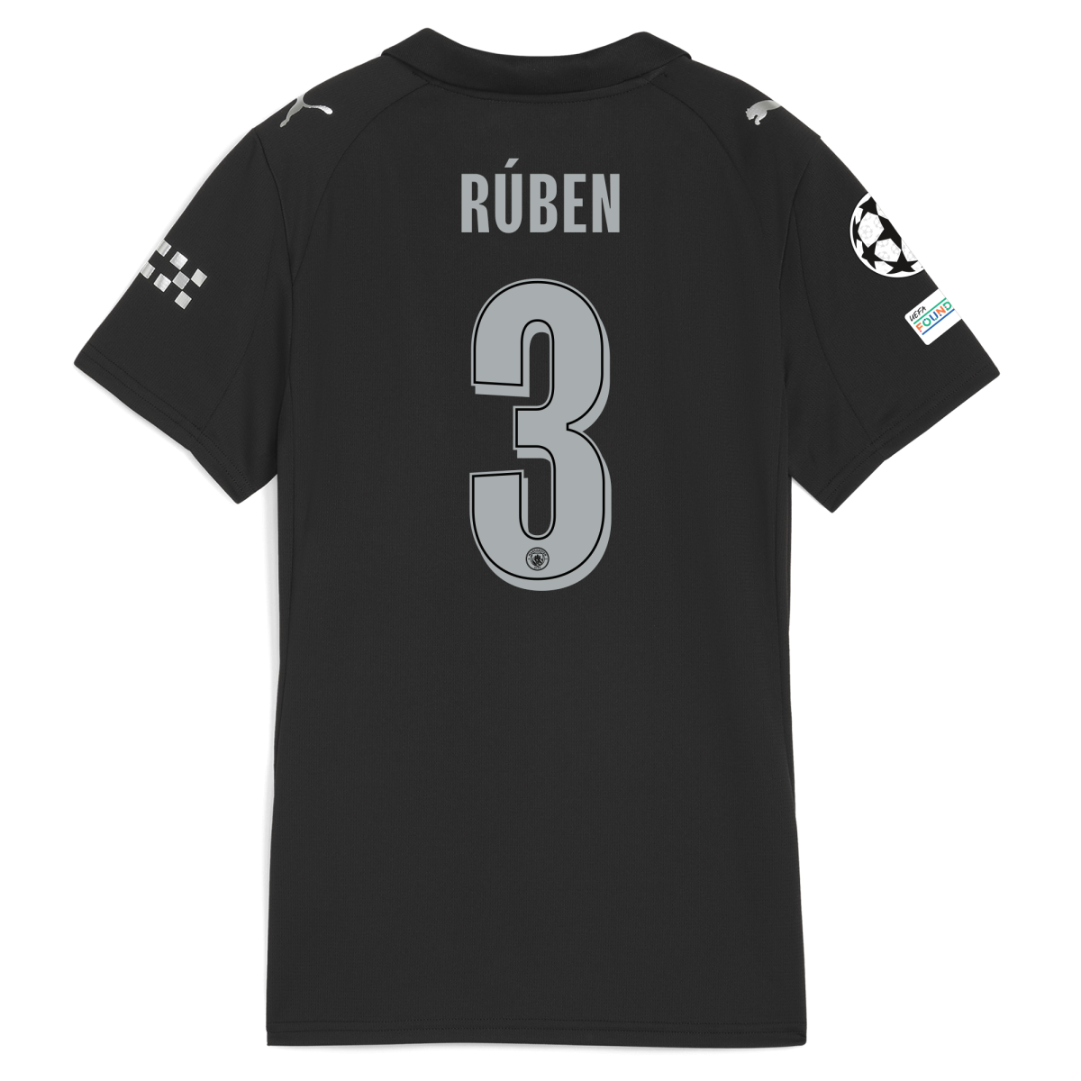 Manchester City womens manchester city man city champions league away jersey 202526 with ruben 3 printing Collection - ManchesterCitystore.com