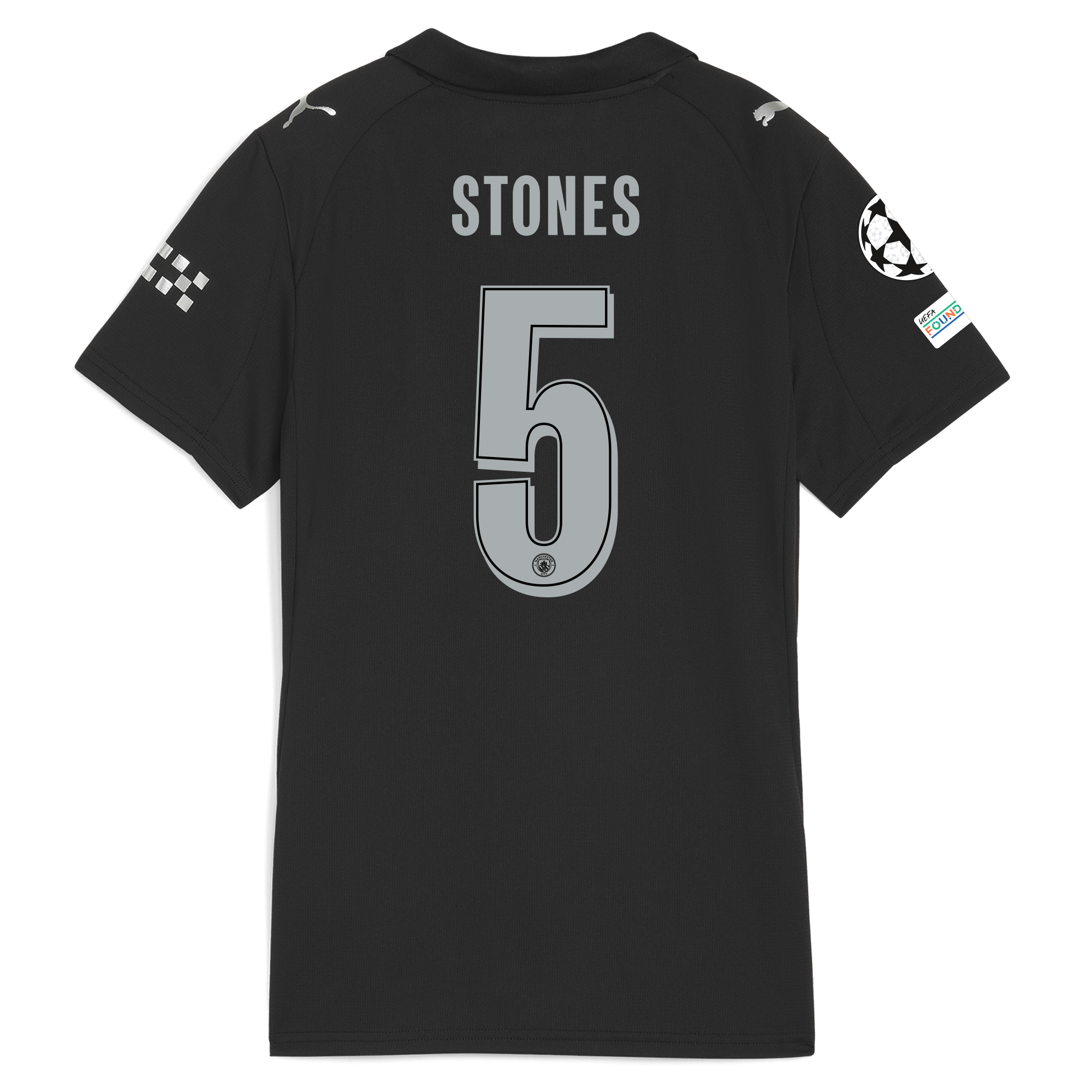 Manchester City womens manchester city man city champions league away jersey 202526 with stones 5 printing Collection - ManchesterCitystore.com