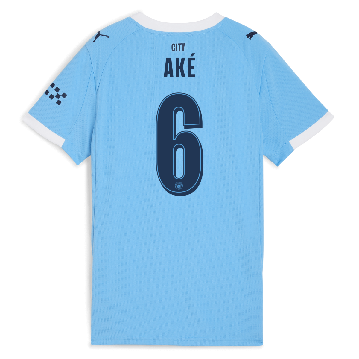 Manchester City womens manchester city man city home jersey 202526 with ake 6 printing Collection - ManchesterCitystore.com