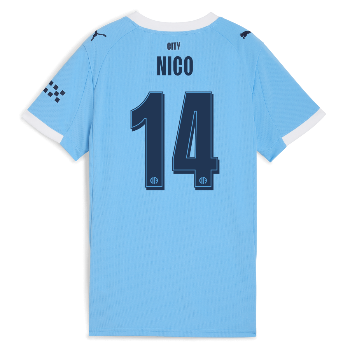 Manchester City womens manchester city man city home jersey 202526 with nico 14 printing Collection - ManchesterCitystore.com